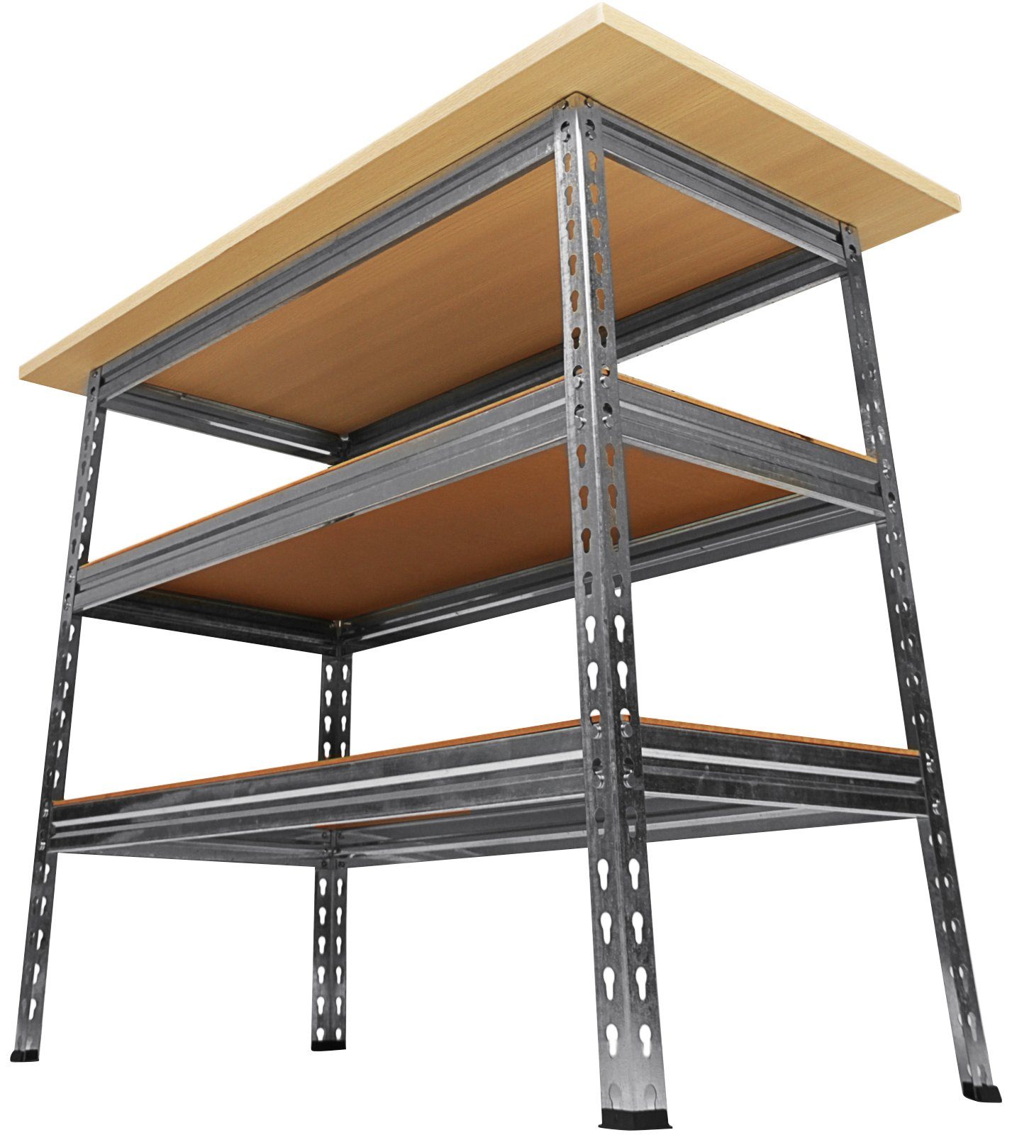 ONDIS24 Werkstatt-Set Werkbank Uwe, 120x60x92 cm, mit Werkzeugschrank und Lochwand