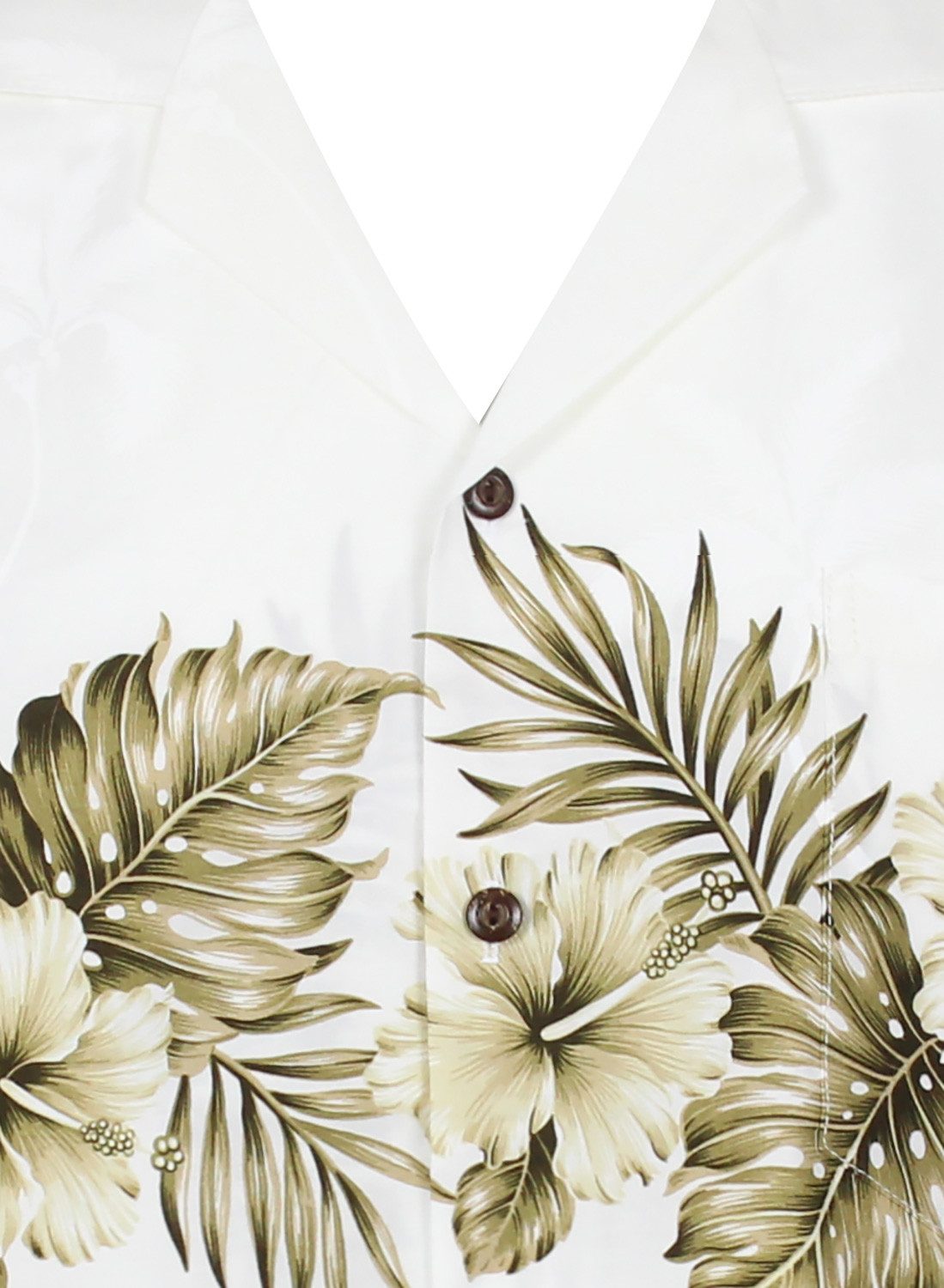 KY's Hawaiihemd Hibiscus Brustdruck Original Hawaiihemd günstig online kaufen