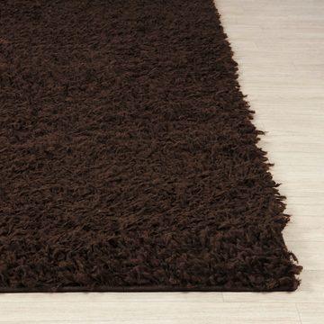 Hochflor-Teppich UNI CHIC 2304, Surya, rechteckig, Höhe: 37 mm, Flauschig, Langflor, Weich, Wohnzimmer Flurteppich, Braun