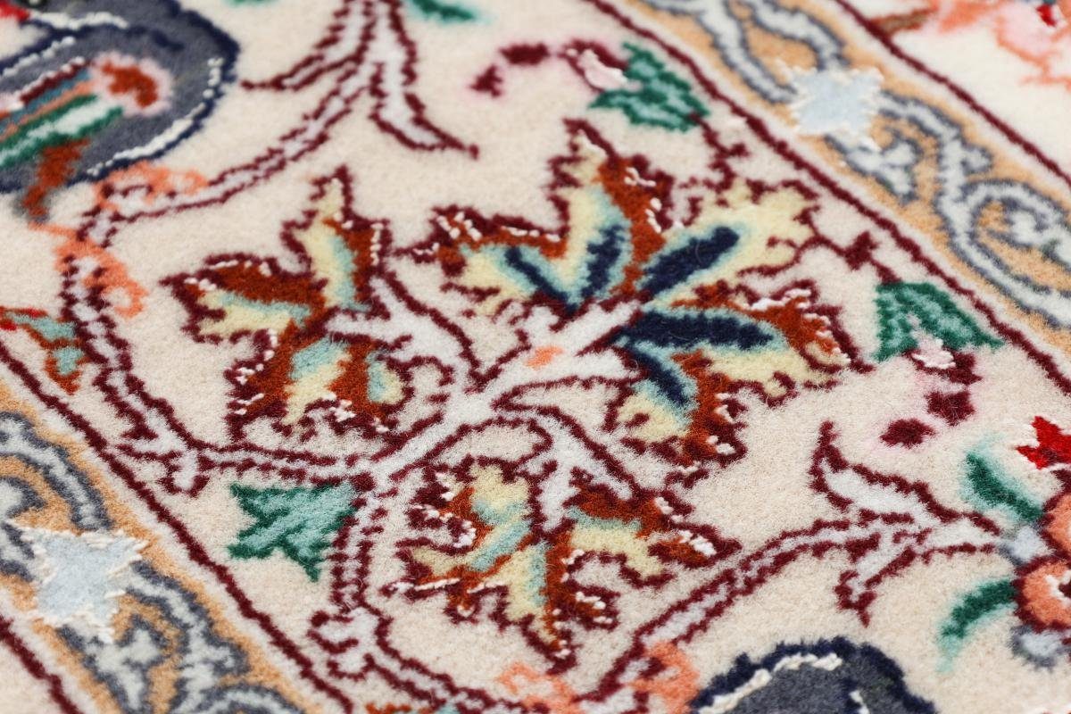 Orientteppich Isfahan Seidenkette Trading, Handgeknüpfter Nain 6 mm Höhe: rechteckig, Orientteppich, 107x167