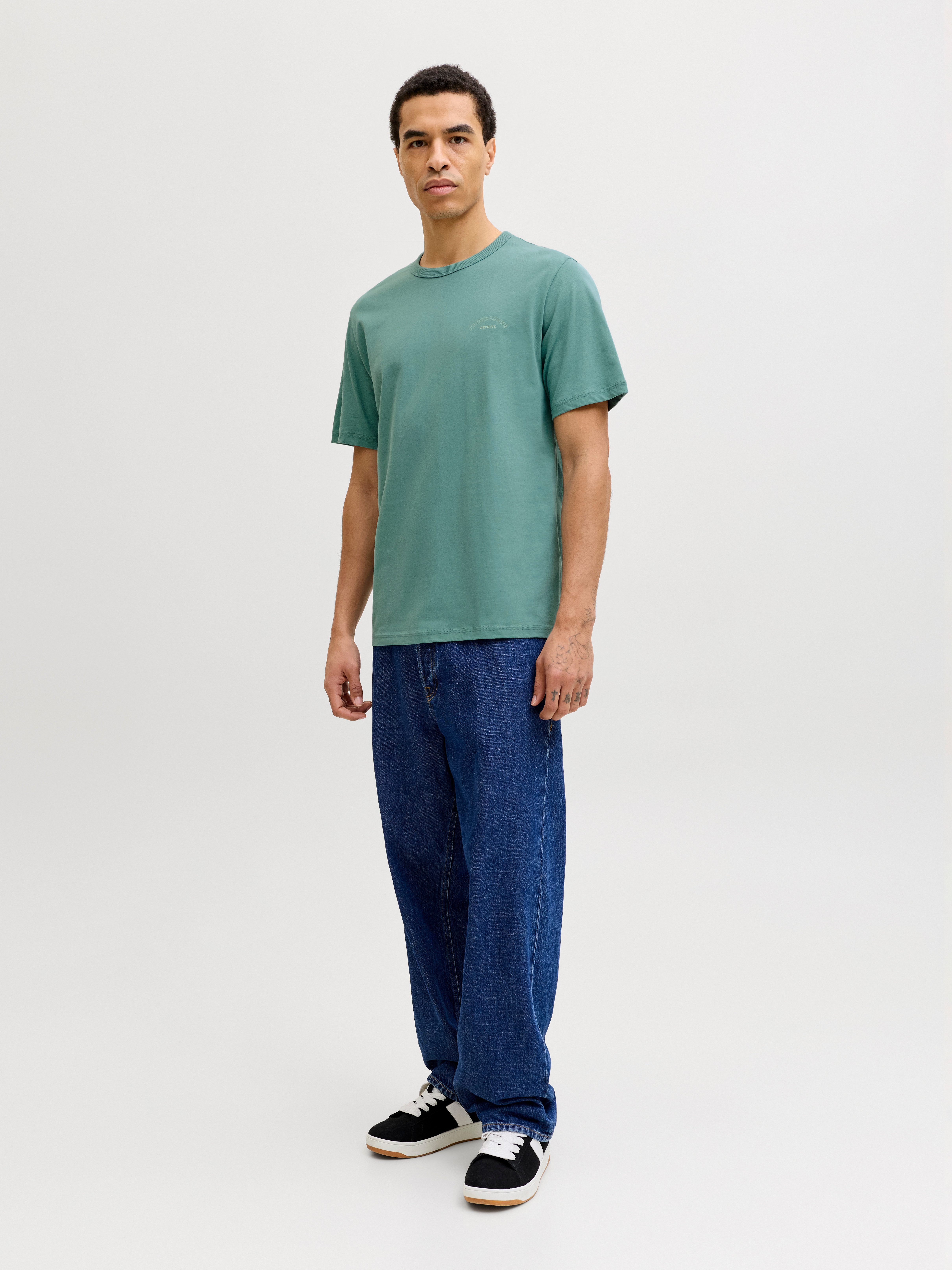 Jack & Jones Rundhalsshirt JJCOLLEGE LOGO TEE SS CREW NECK – Bild 5 von 5