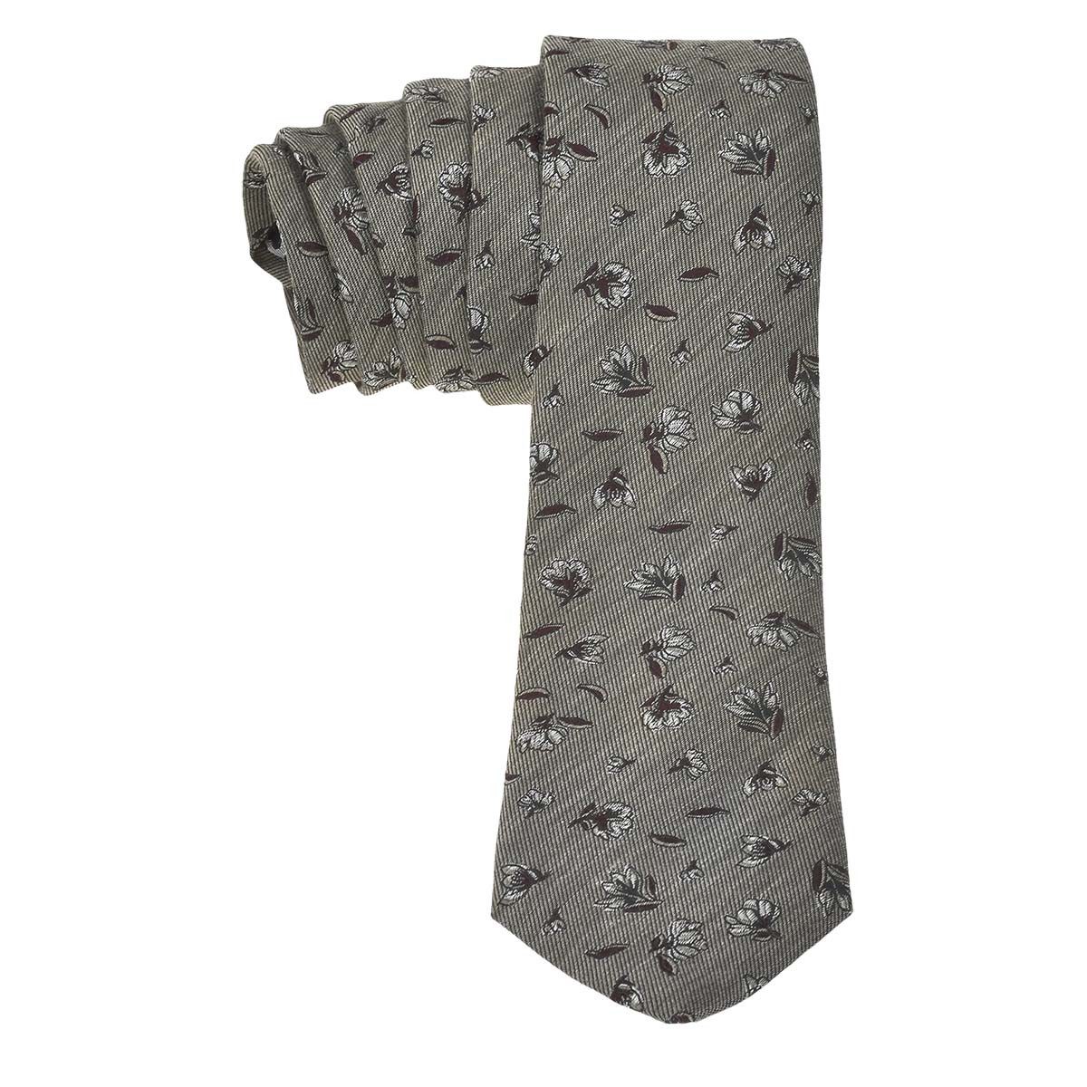 Sir Redman Krawatte "Flower Finesse" 8cm für Herren trendiger Look mit floralem Muster, 8cm breit, 148cm lang