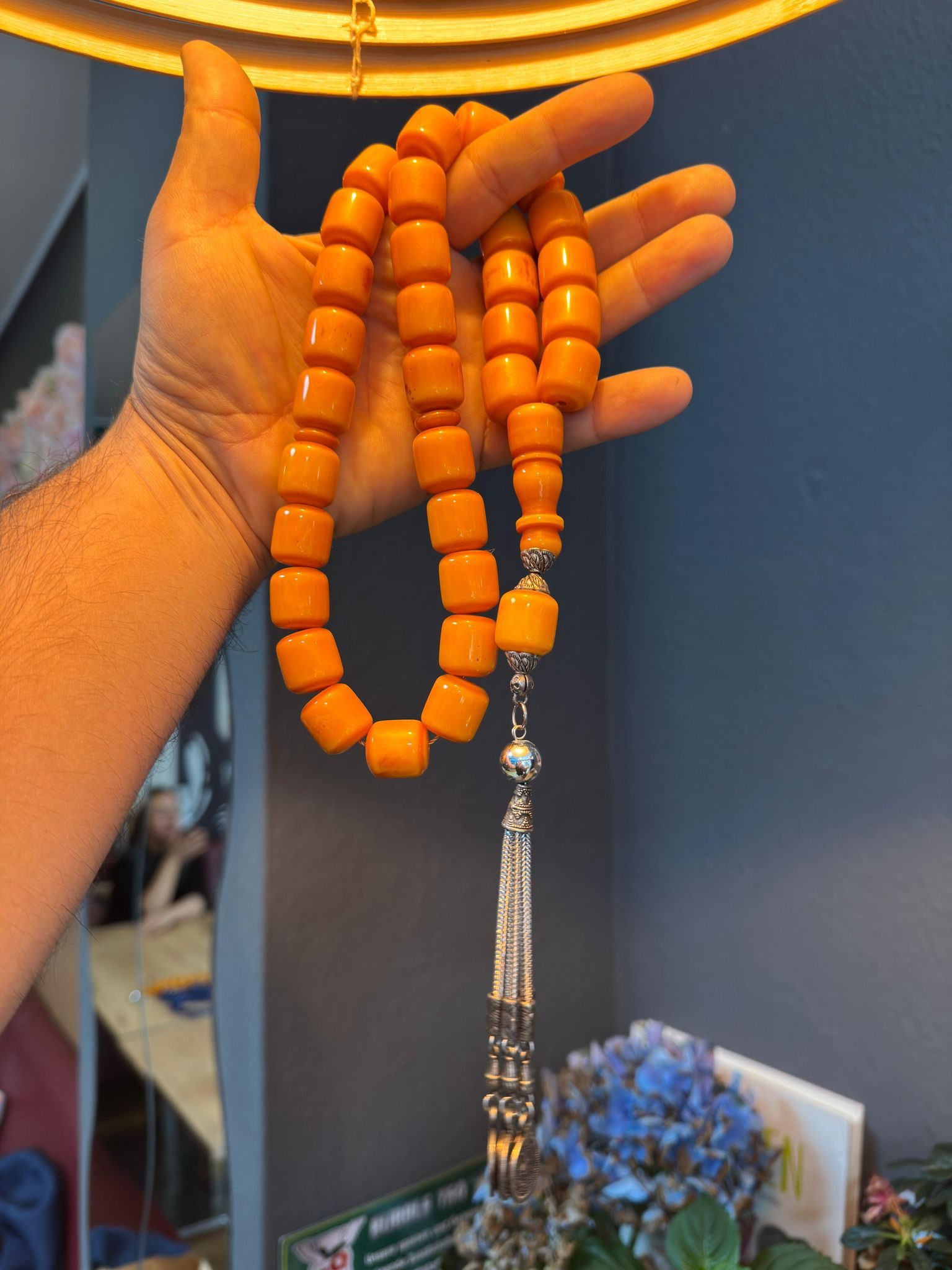 Kettenanhänger Osmanli Orange Gebetskette