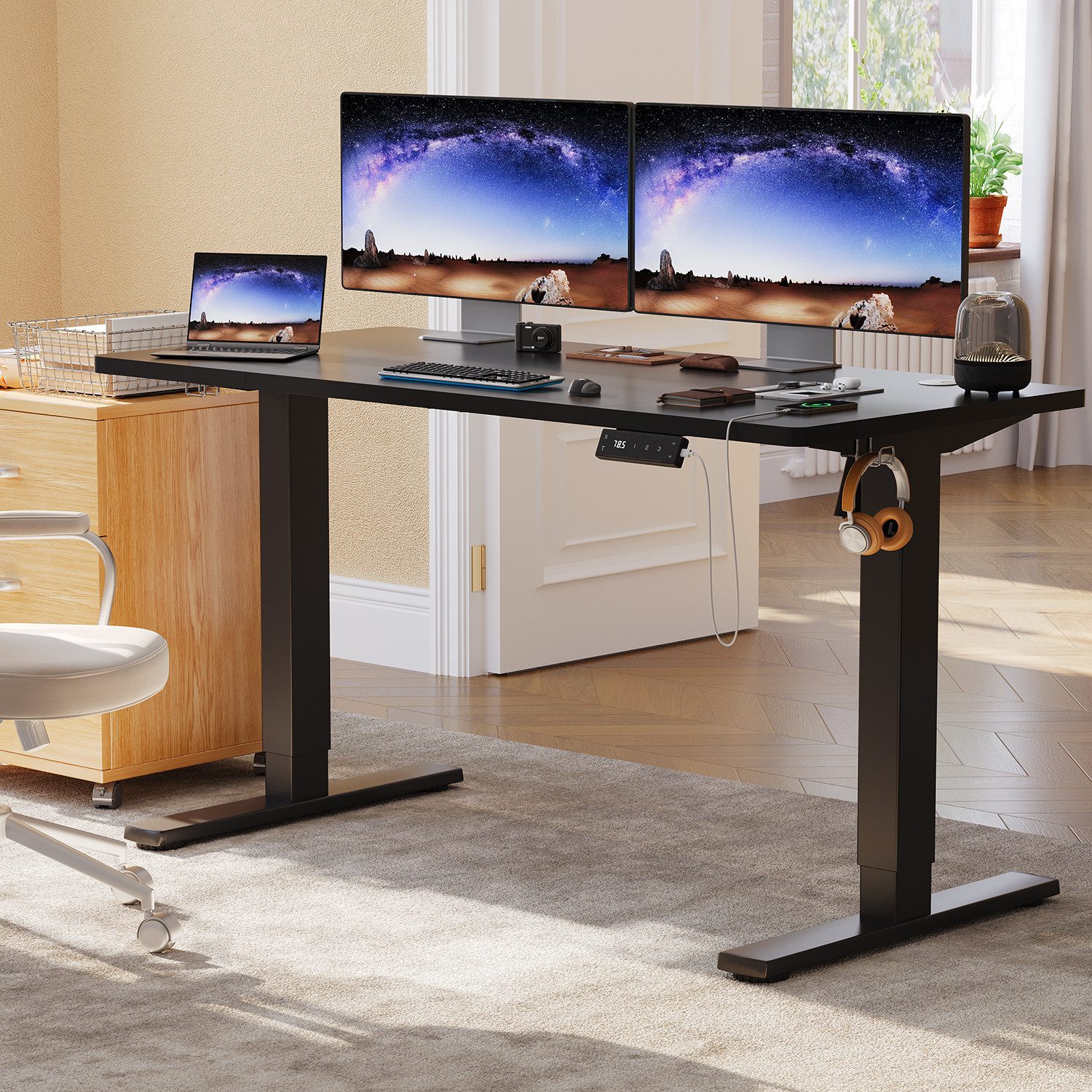 HOMALL Schreibtisch Elektrisch höhenverstellbares Tischgestell mit günstig online kaufen