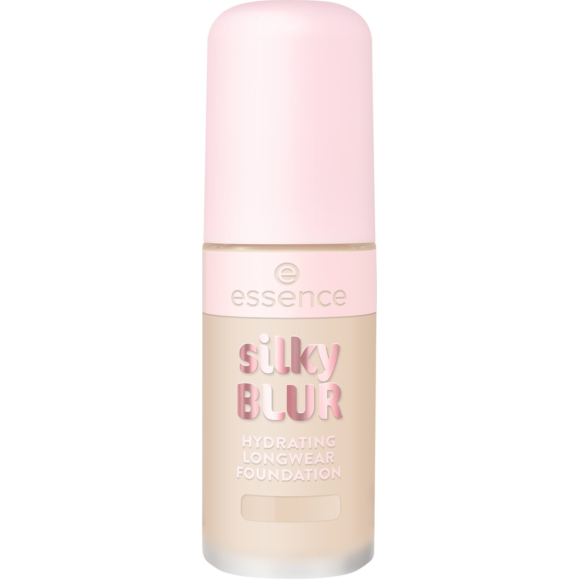 Essence Foundation SILKY BLUR HYDRATING LONGWEAR FOUNDATION, 3-tlg.