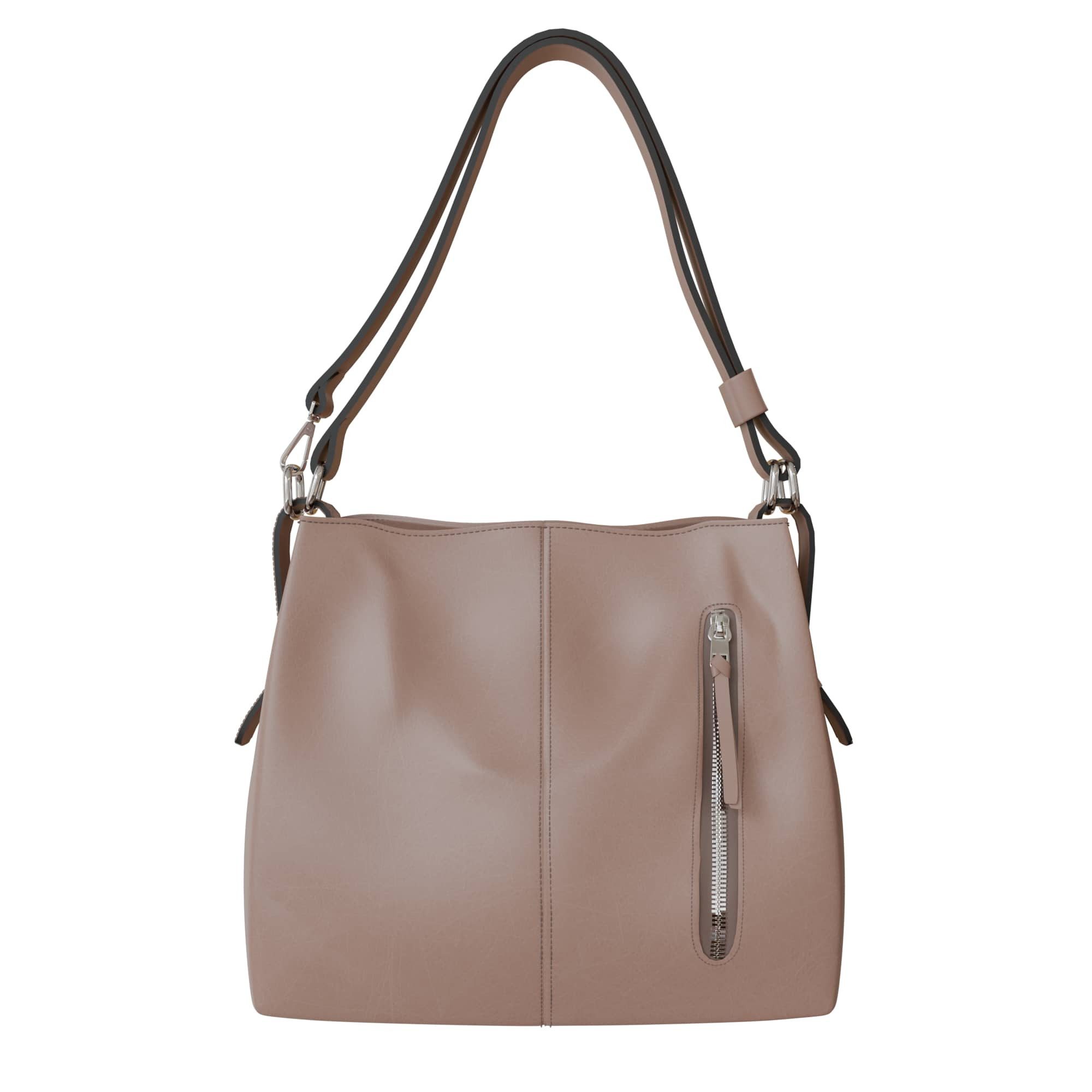 KMISSO Henkeltasche Damen Handtasche Vegan 30628 (1-tlg), im eleganten Look
