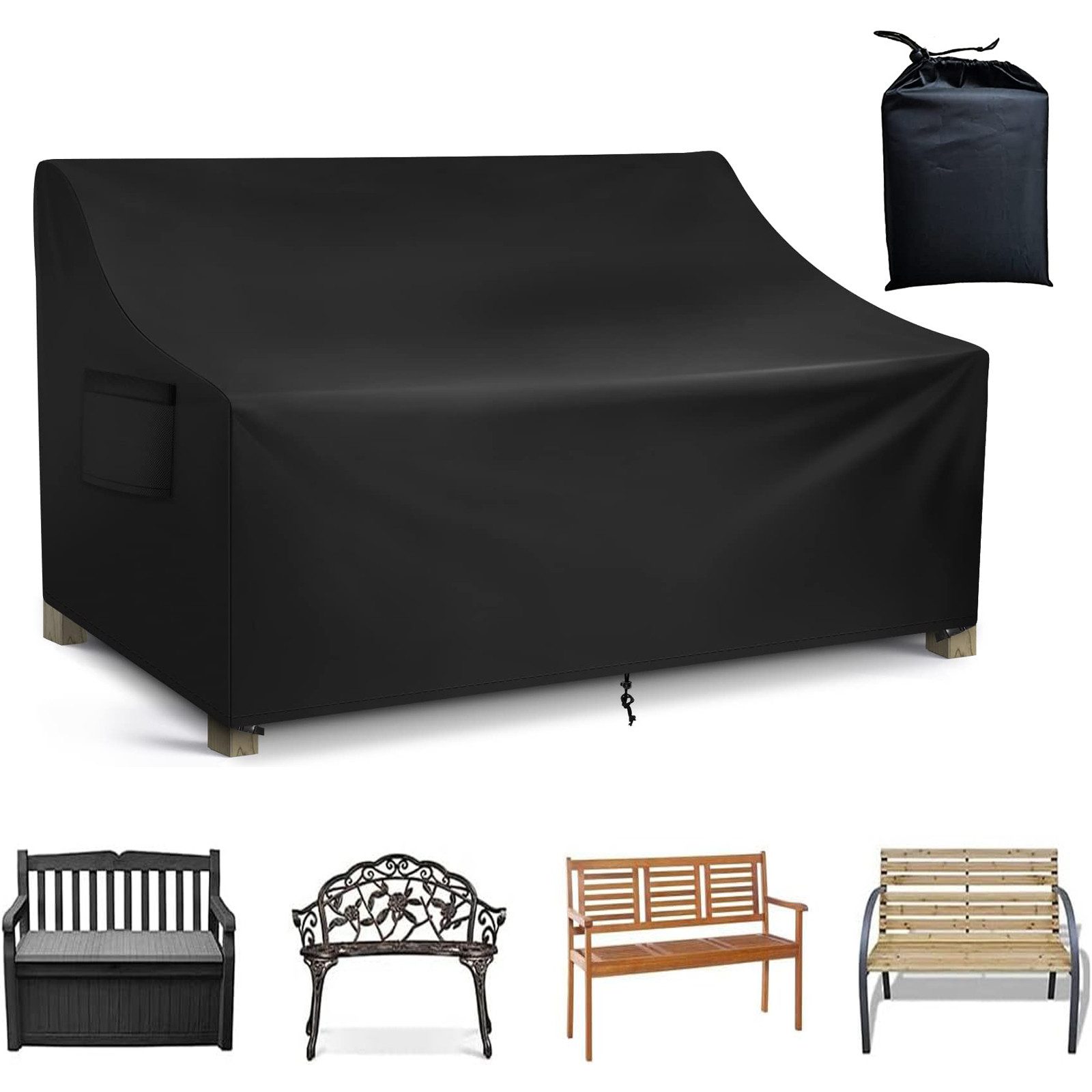 BTTO Gartenmöbel-Schutzhülle Sitzgruppen Schutzhüllen Gartenbankabdeckung O günstig online kaufen