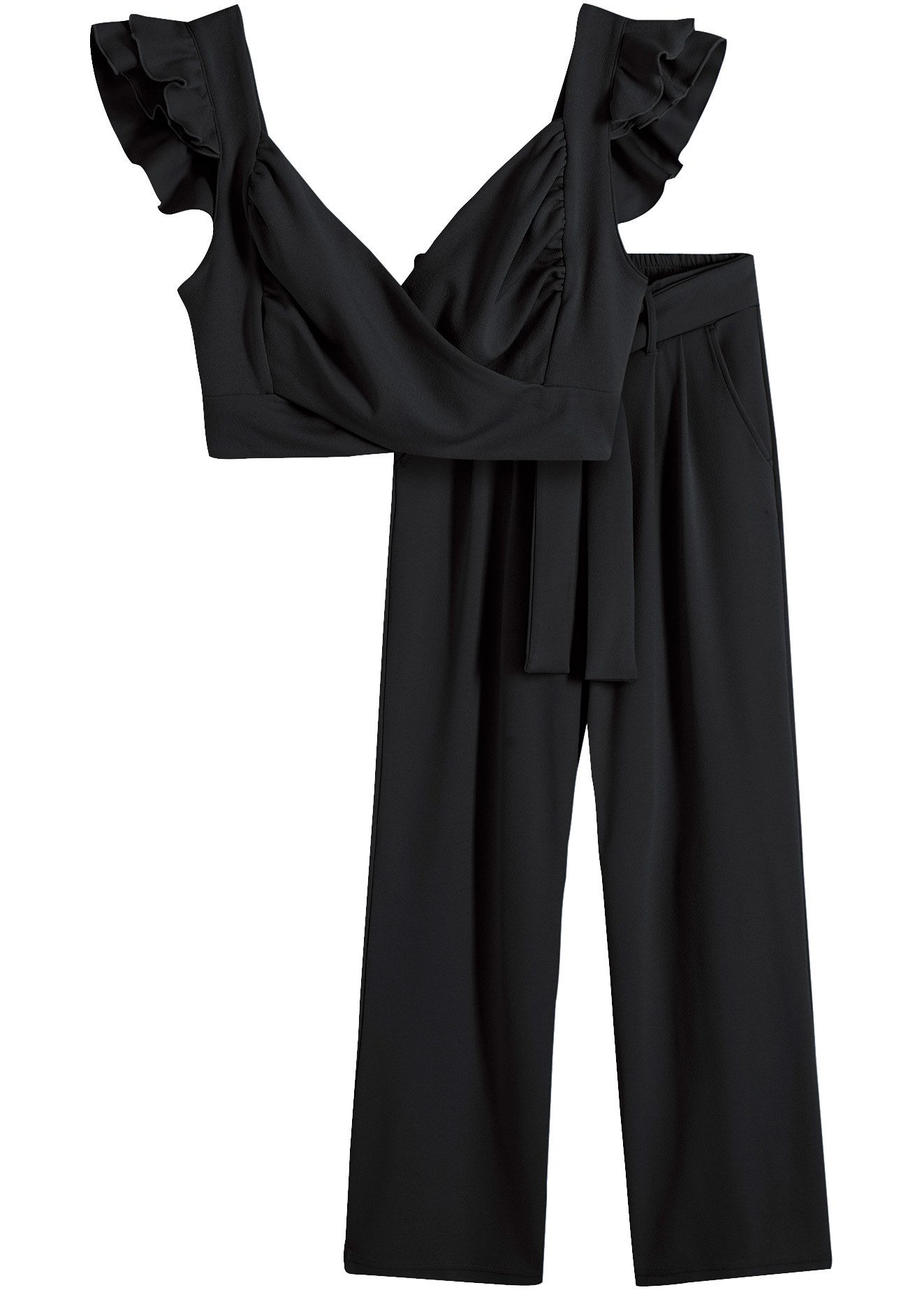 bonprix T-Shirt (Set, 2er) eng anliegende Passform, ohne Ärmel, aus Polyester und Elasthan