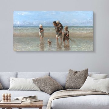 Posterlounge Forex-Bild Jozef Israels, Kinder des Meeres, Wohnzimmer Malerei