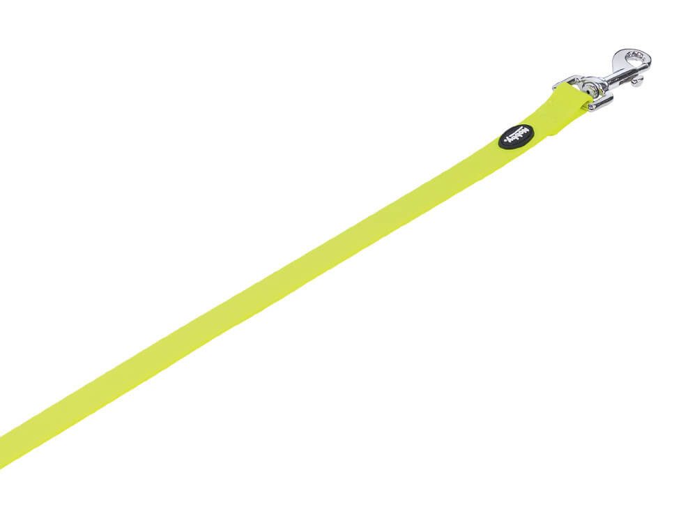 Nobby Hundeleine Leine "Cover", neongelb, L: 120cm, B: 20mm