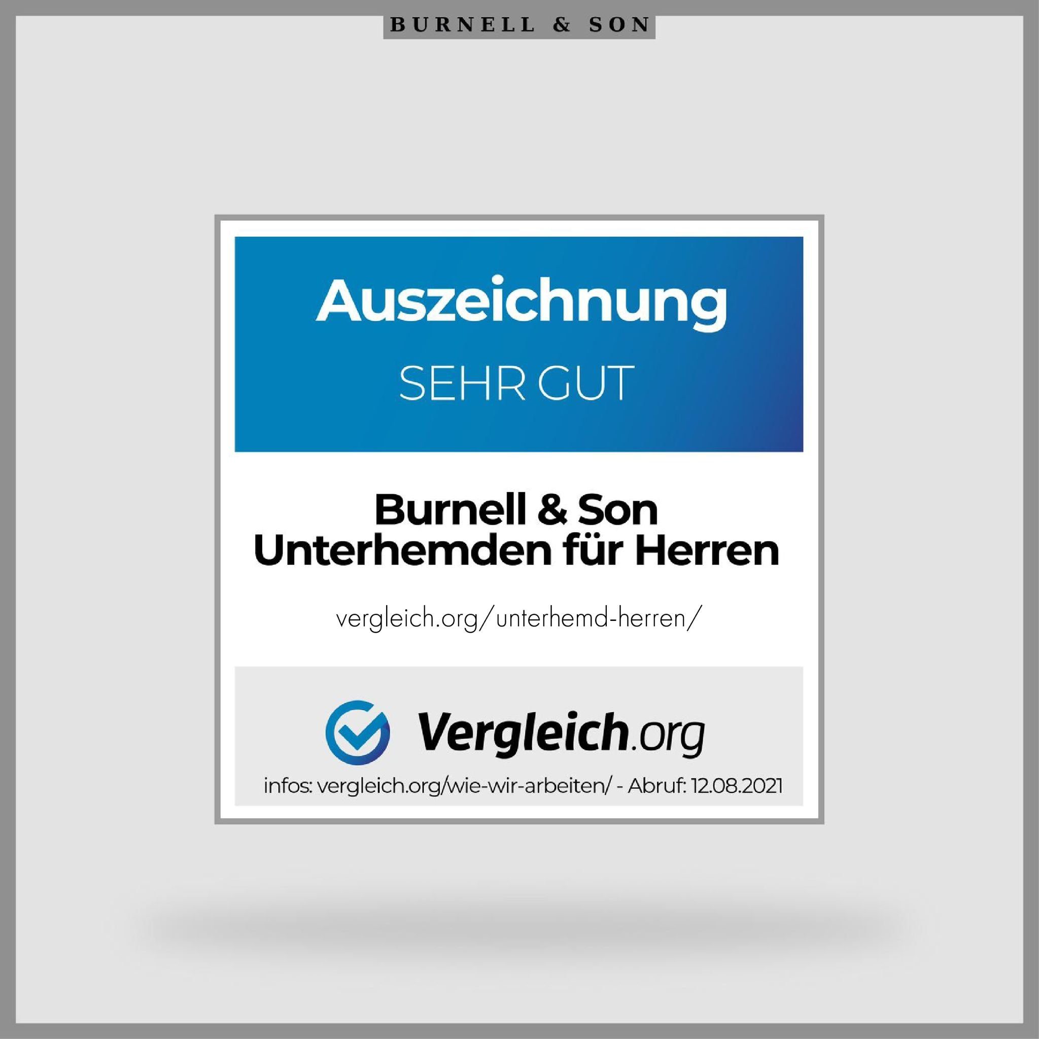 Burnell & Son Blau Spar-Pack, Herren 3-St., Unterhemd lang 3er-Pack) Feinripp, Top Tank extra Achselshirt Spar-Packung, (Packung, für Set