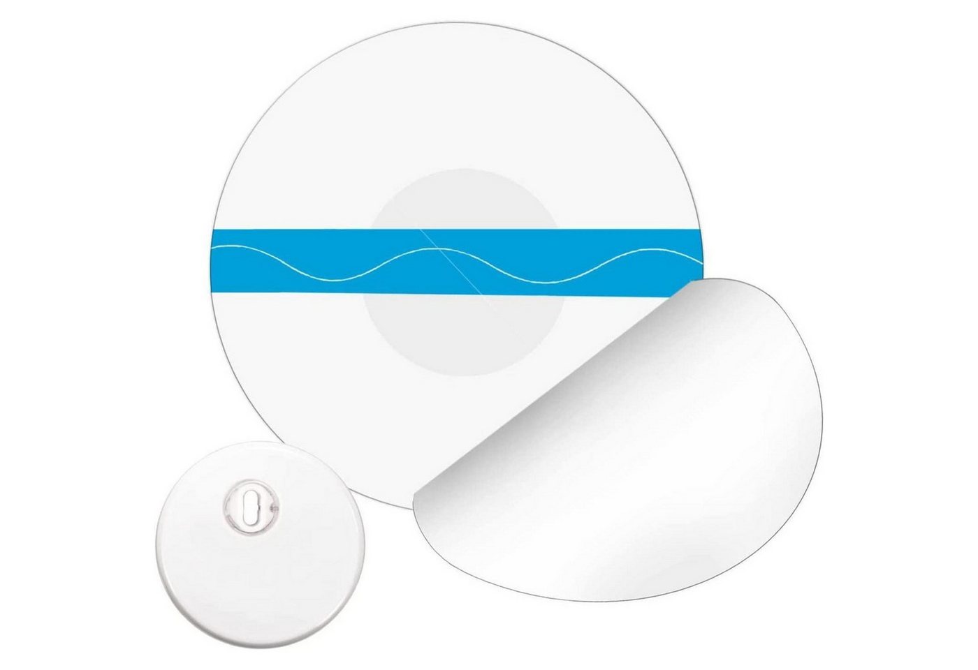 LuxusKollektion Wundpflaster Pflaster Freestyle Libre 3 Sensor selbstklebend 20 Stück Rund