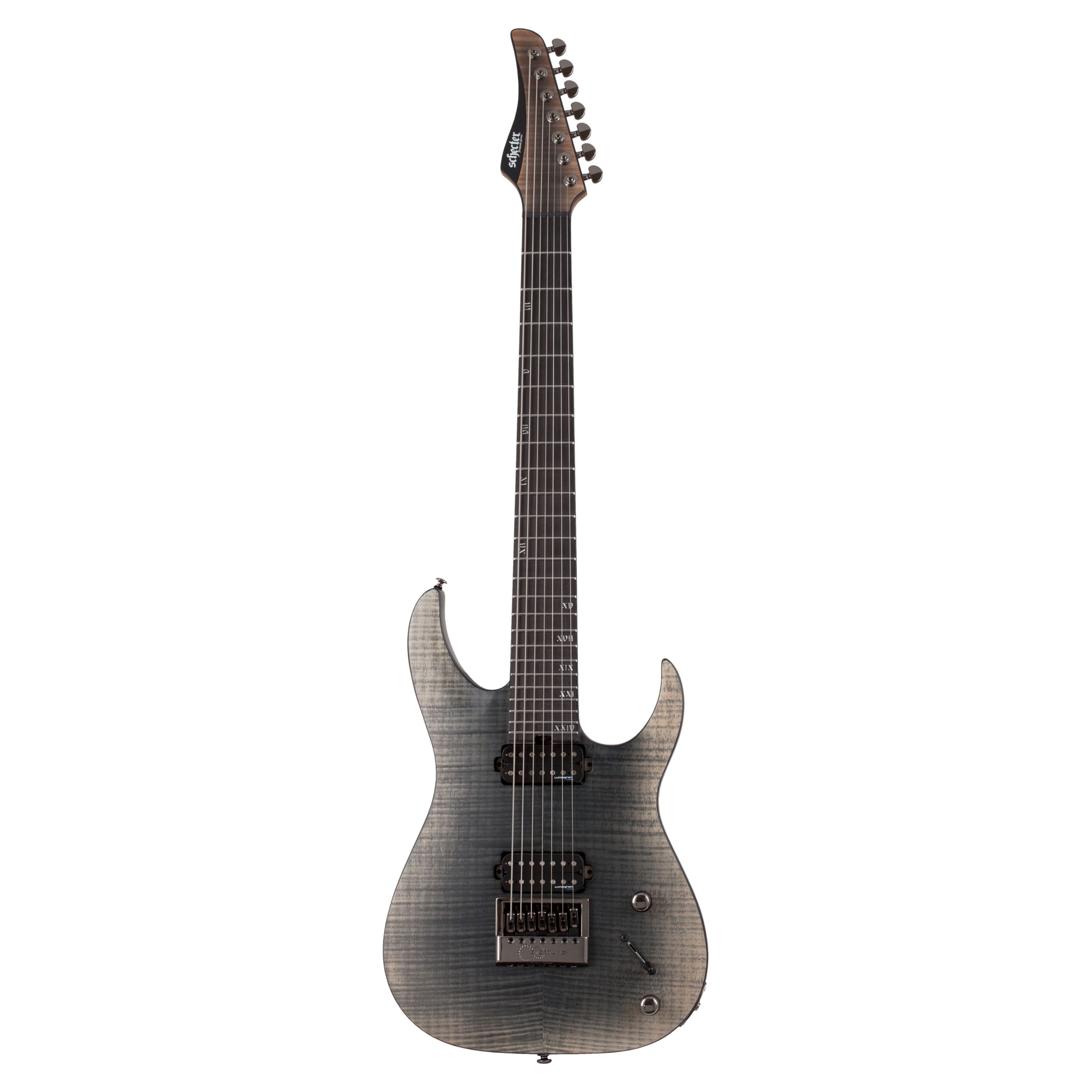 Schecter E-Gitarre, E-Gitarren, ST-Modelle, Banshee Mach-7 Evertune Fallout Burst - E-Gitarre