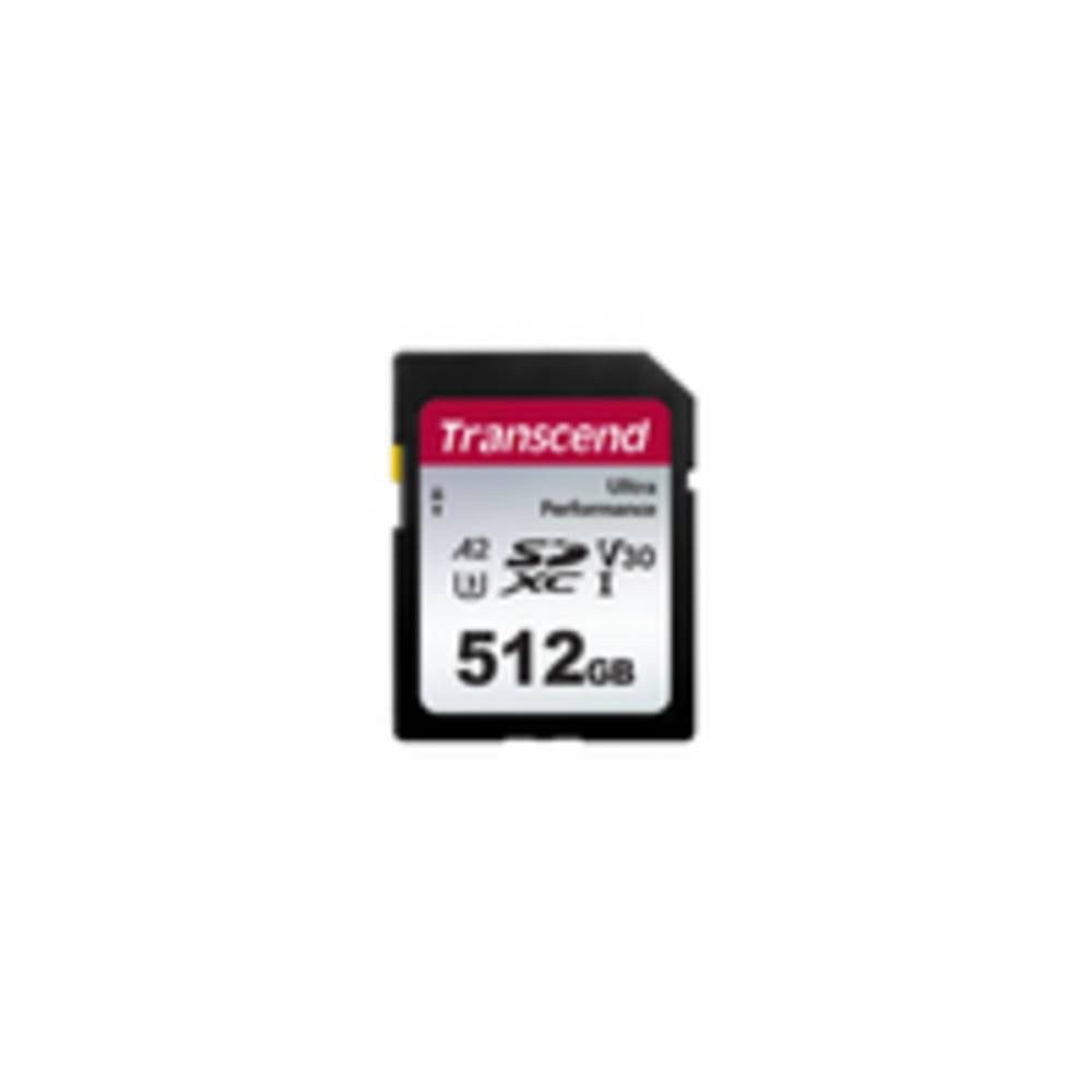 Transcend SDXC-340S-Speicherkarte 512 GB TS512GSDC340S Speicherkarte (stoßsicher, Wasserdicht)