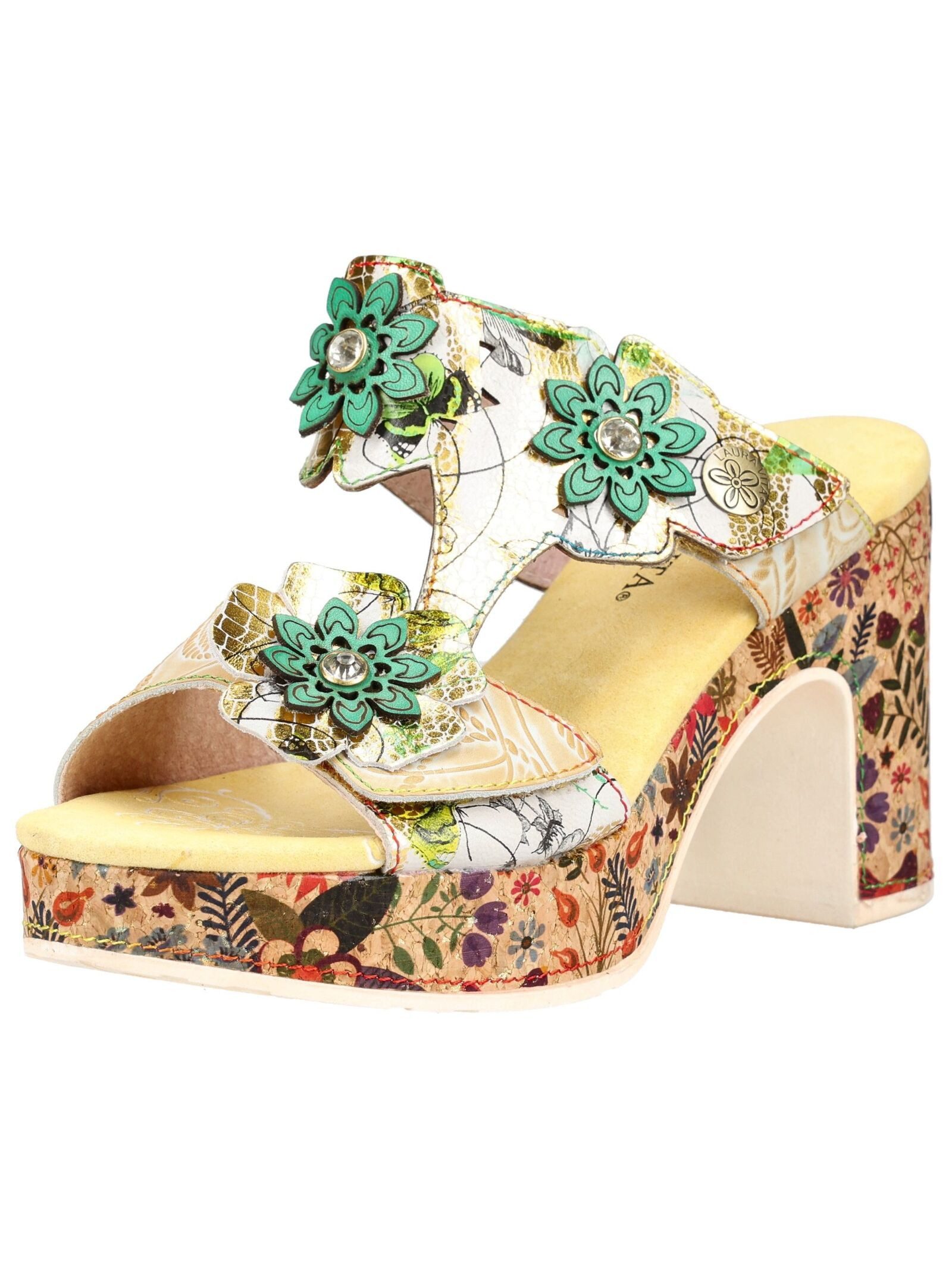LAURA VITA Pantoletten Leder Pantolette