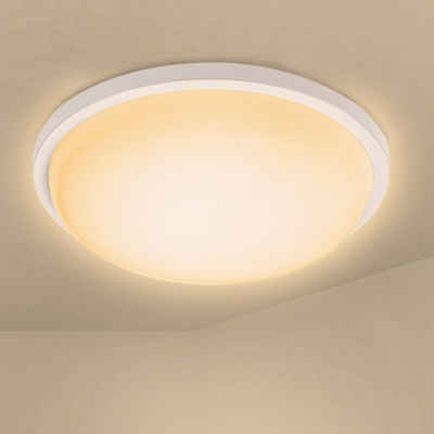 AUFUN Deckenleuchten 15W Moderne runde Deckenlampe, 1200lm IP44 Wasserdicht Ultraslim Lampe
