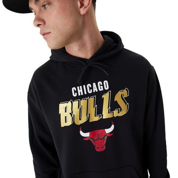 New Era Kapuzenpullover Oversized METALLIC Chicago Bulls