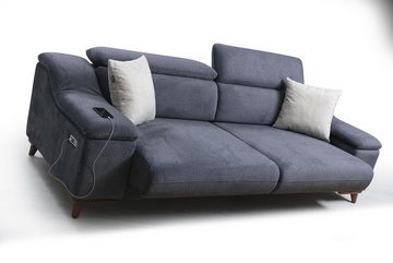 JVmoebel 3-Sitzer Sofa Wohnzimmer Polstermöbel Textil Modern Möbel Neu, 1 Teile, Made in Europa