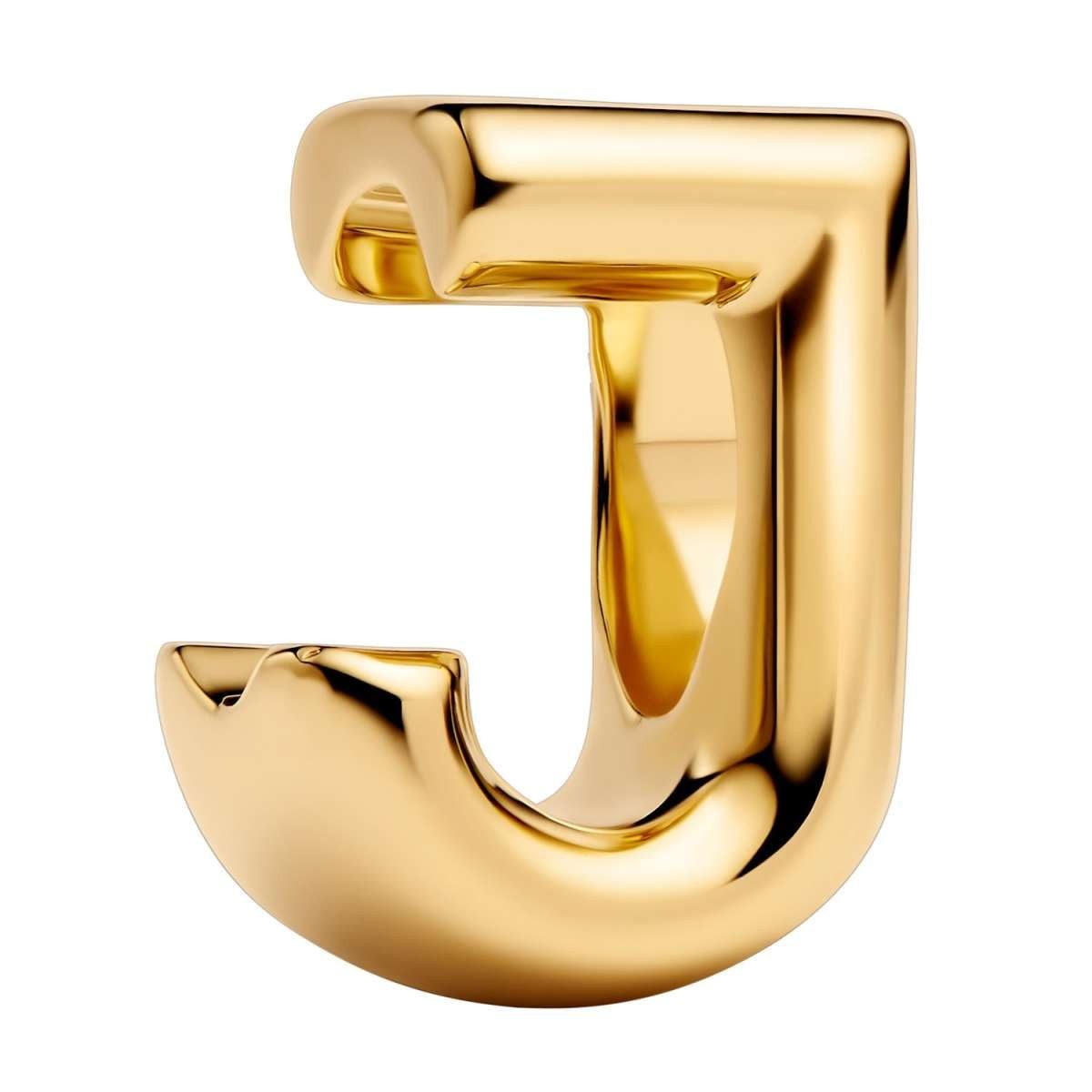 Pandora Bead 763956C00, Mini Buchstabe J Goldfarben