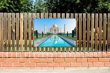 Wallario Sichtschutzzaunmatten Taj Mahal - Mausoleum in Indien