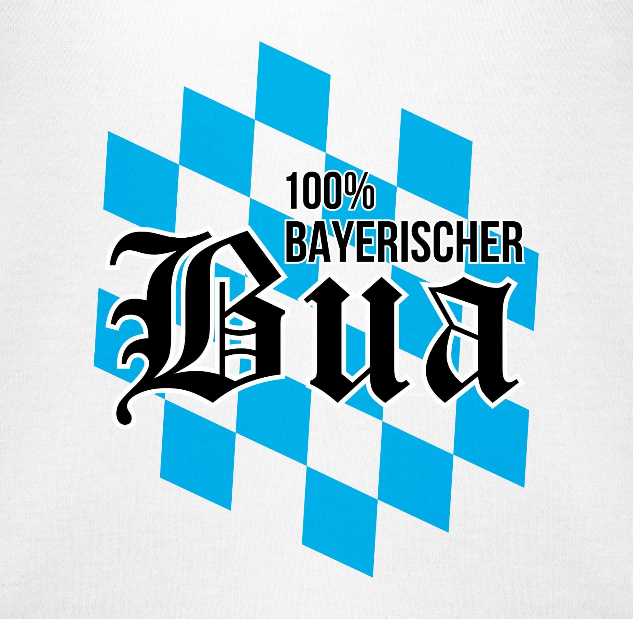 Shirtracer Shirtbody 100 1 Bayern Kinder bayerischer Bou Weiß 