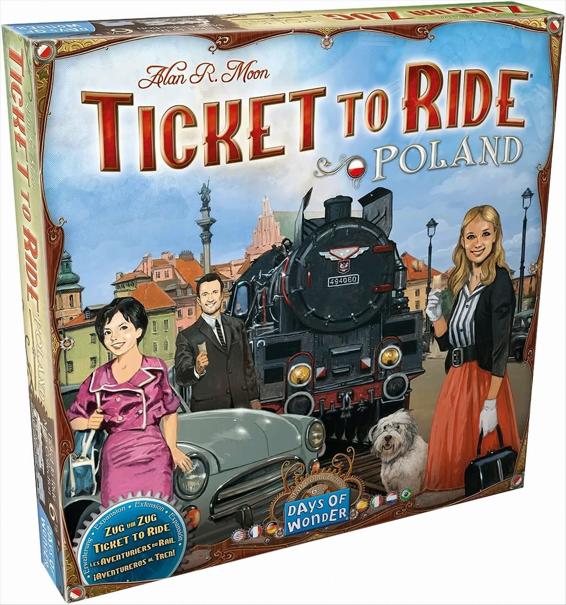 Asmodee Spiel Zug um Zug - Polen (Map Collection 6.5)