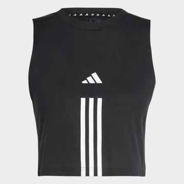 adidas Performance Tanktop TRAIN ESSENTIALS TRAIN COTTON 3-STREIFEN CROP