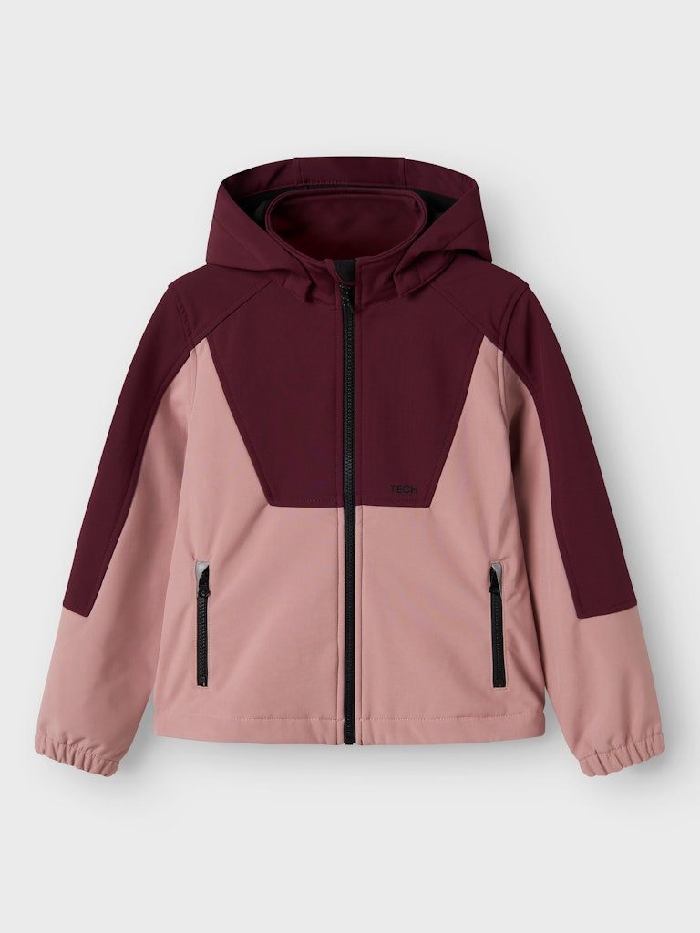 Name It Softshelljacke NKNALFA08 SOFTSHELL JACKET BLOCK FO Colorblocking