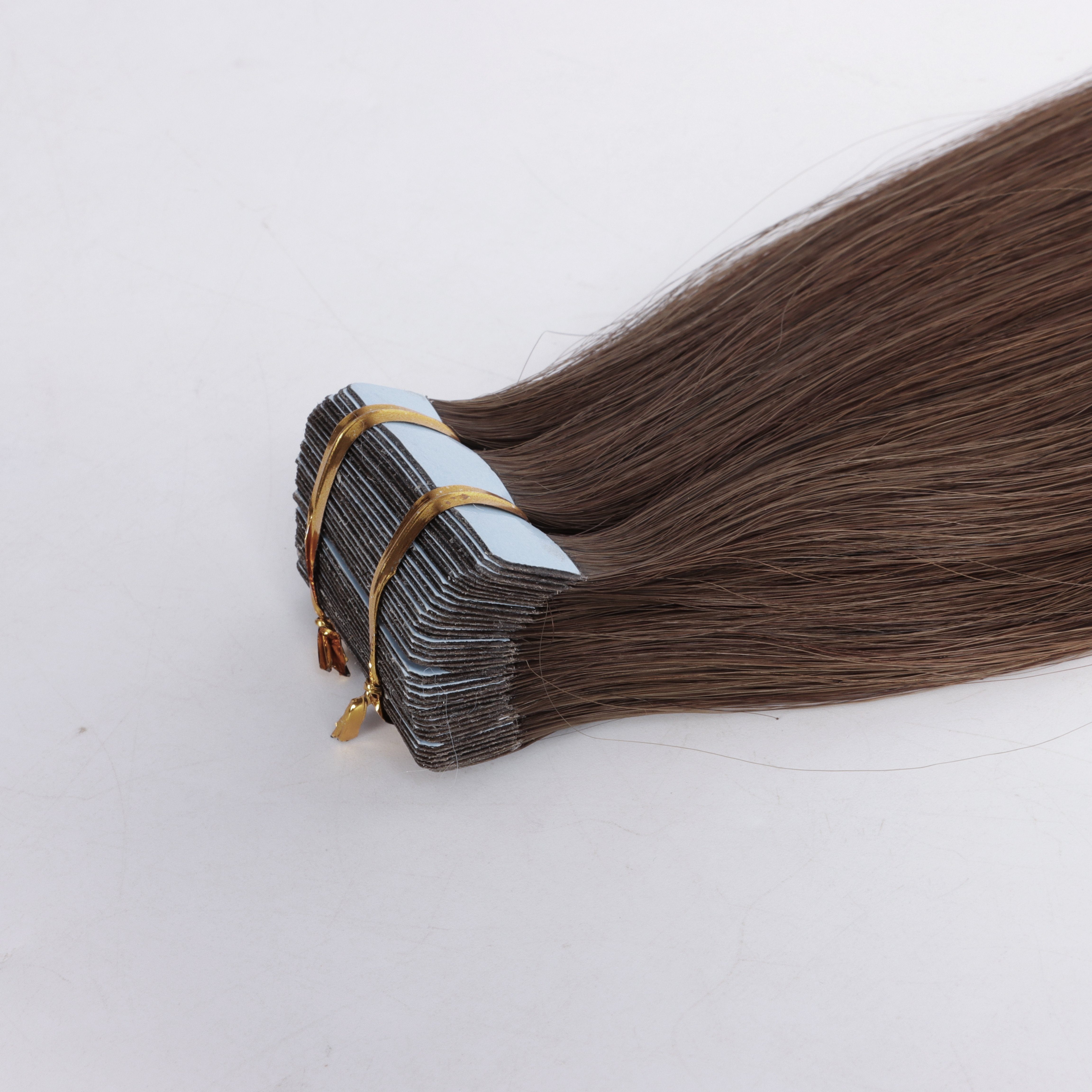 Double YC Remy Menschenhaar #4 Drawn & Style Hair 100 cm On-Extension Tape Echthaar chestnut-brown-50 Skin-Wefts Echthaar-Extension gr, Fashion % 25