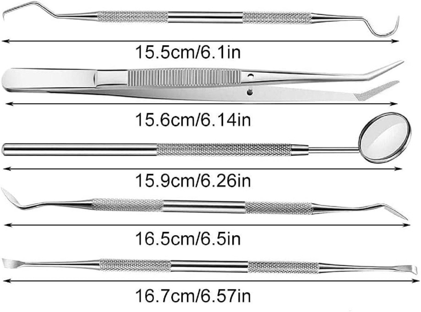 COOL-i ® Zahnpflege-Set Zahnpflege-Set – 5-teiliges Reinigungsinstrument, für die Zahnzwischenräume Produktbeschreibung