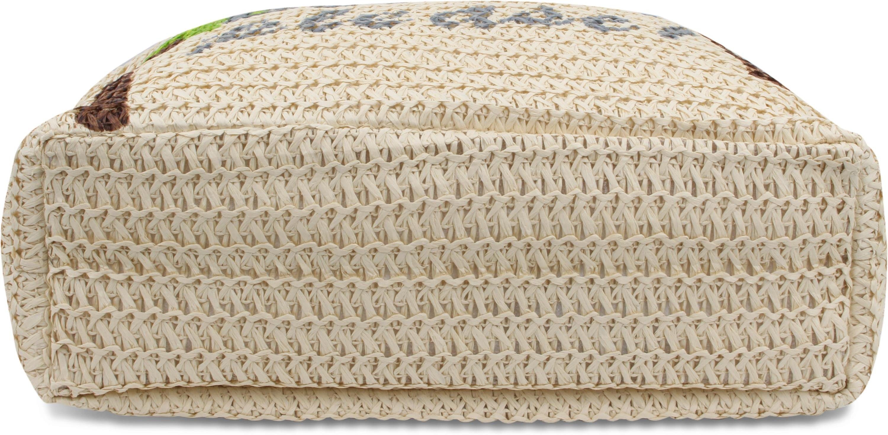 normani Strandtasche Bequeme Sommer-Umhängetasche, Strandtasche, Schultertasche als Henkeltasche tragbar – Bild 5 von 5