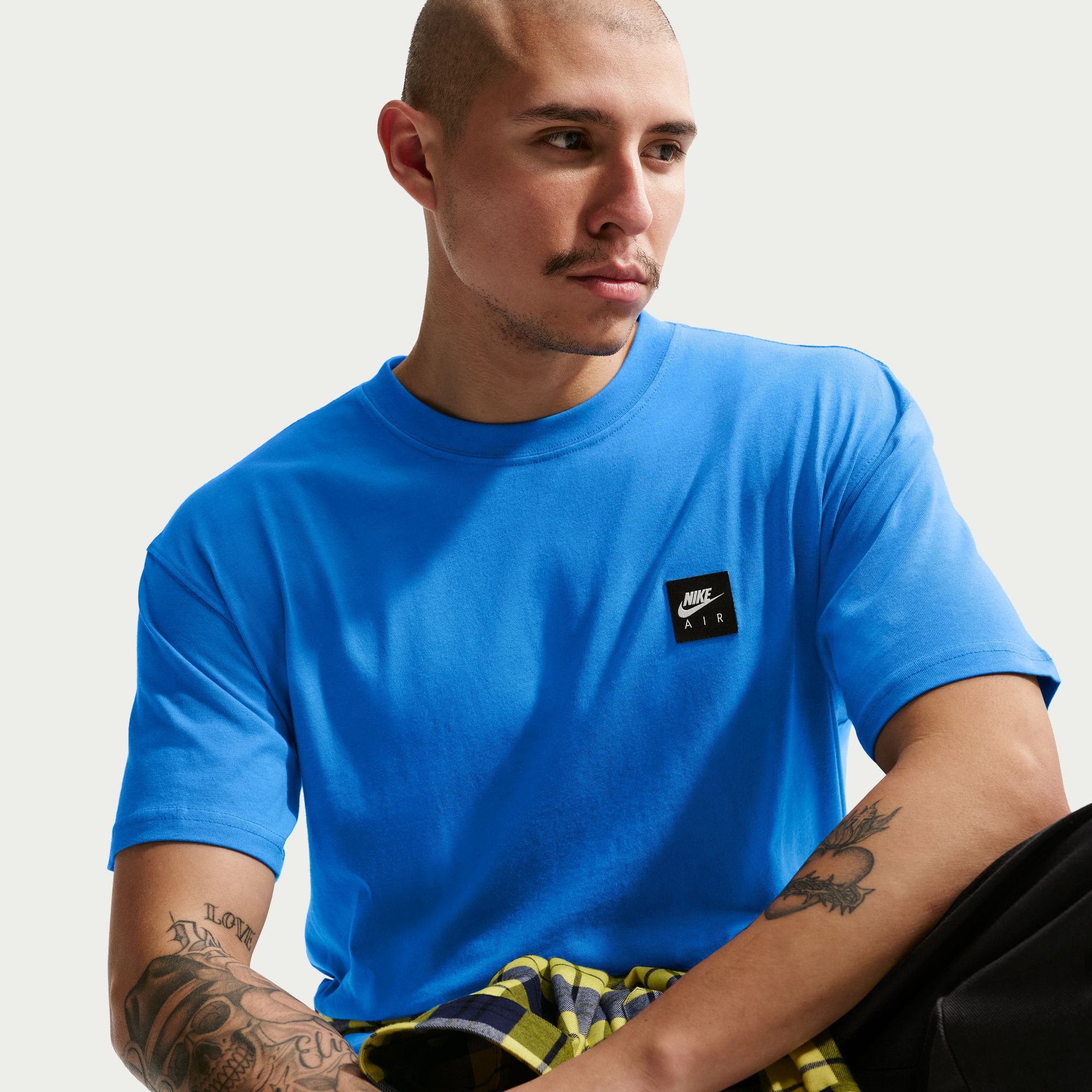 Nike Sportswear T-Shirt U NSW TEE LSE AIR BOX mit Print, Langarm-Design, aus angerauter Sweatware aus Baumwolle
