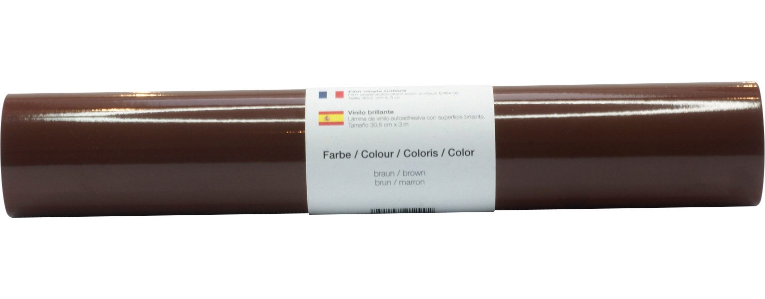 POLI-TAPE Dekorationsfolie Selbstklebende Vinyl Folie Glänzend, 30,5 x 300 cm