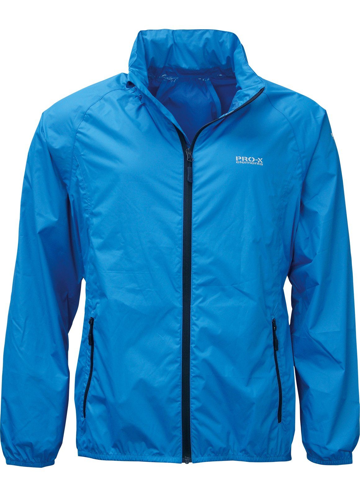 PRO-X ELEMENTS Regenjacke PACKable wasserdicht, atmungsaktiv, winddicht, reflekt. Elemente Leicht, im Packsack verstaubar, Kapuze, große Größen