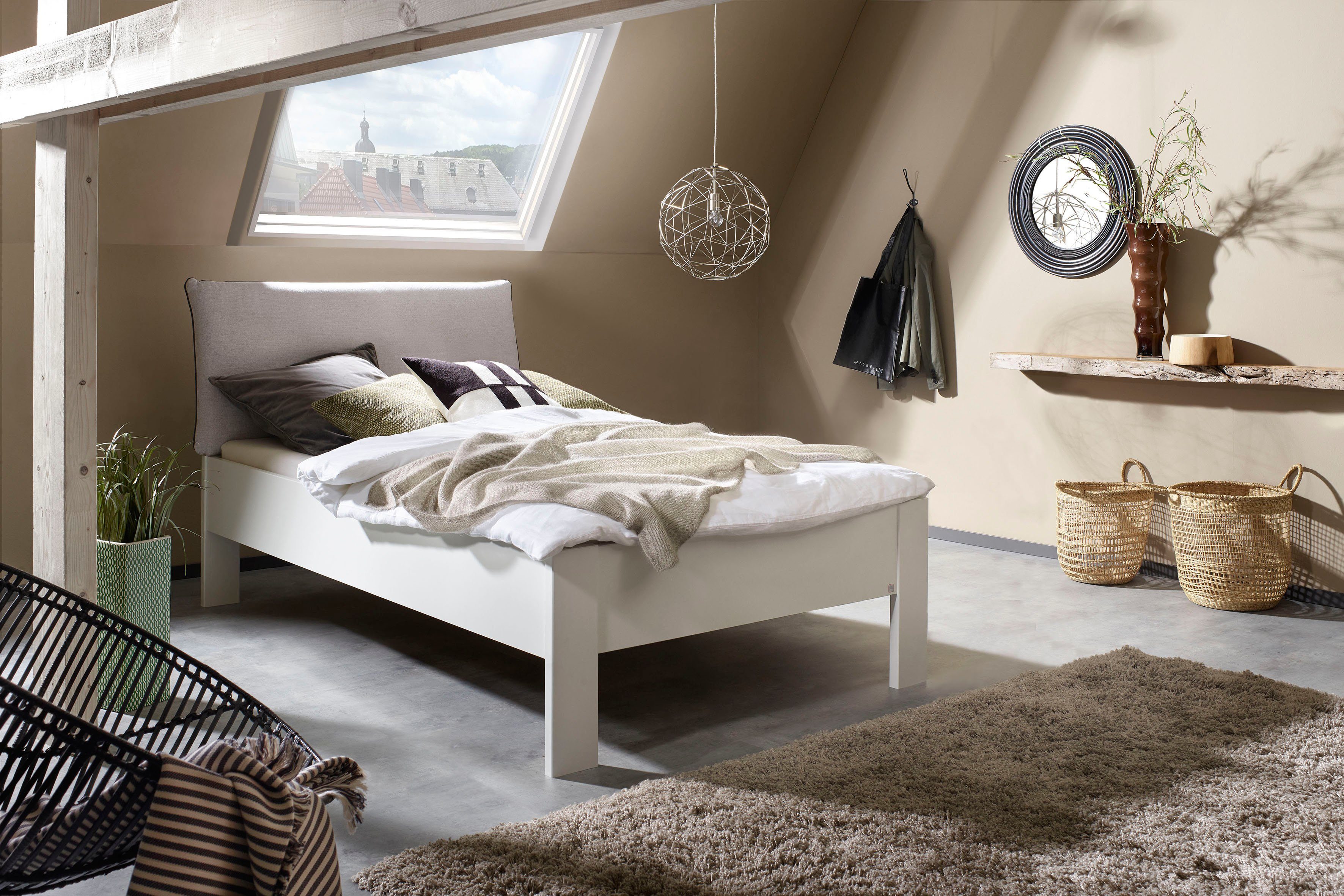 rauch Futonbett Aditio, Kopfteil Webstoff mit günstig online kaufen