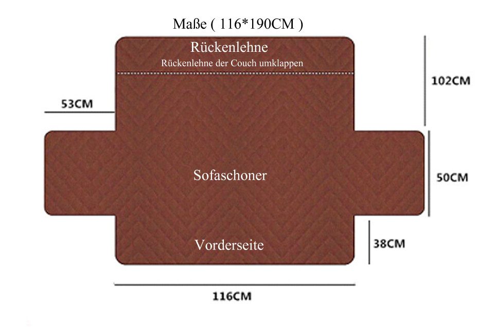 Coonoor Sofaschoner Sofaschoner Schlichtes, modernes Sofabezugs, günstig online kaufen