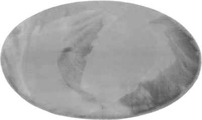 Hochflor-Teppich Alice Kunstfell, Esprit, rund, Höhe: 25 mm, Kaninchenfell-Haptik, besonders weich und dicht, für alle Räume