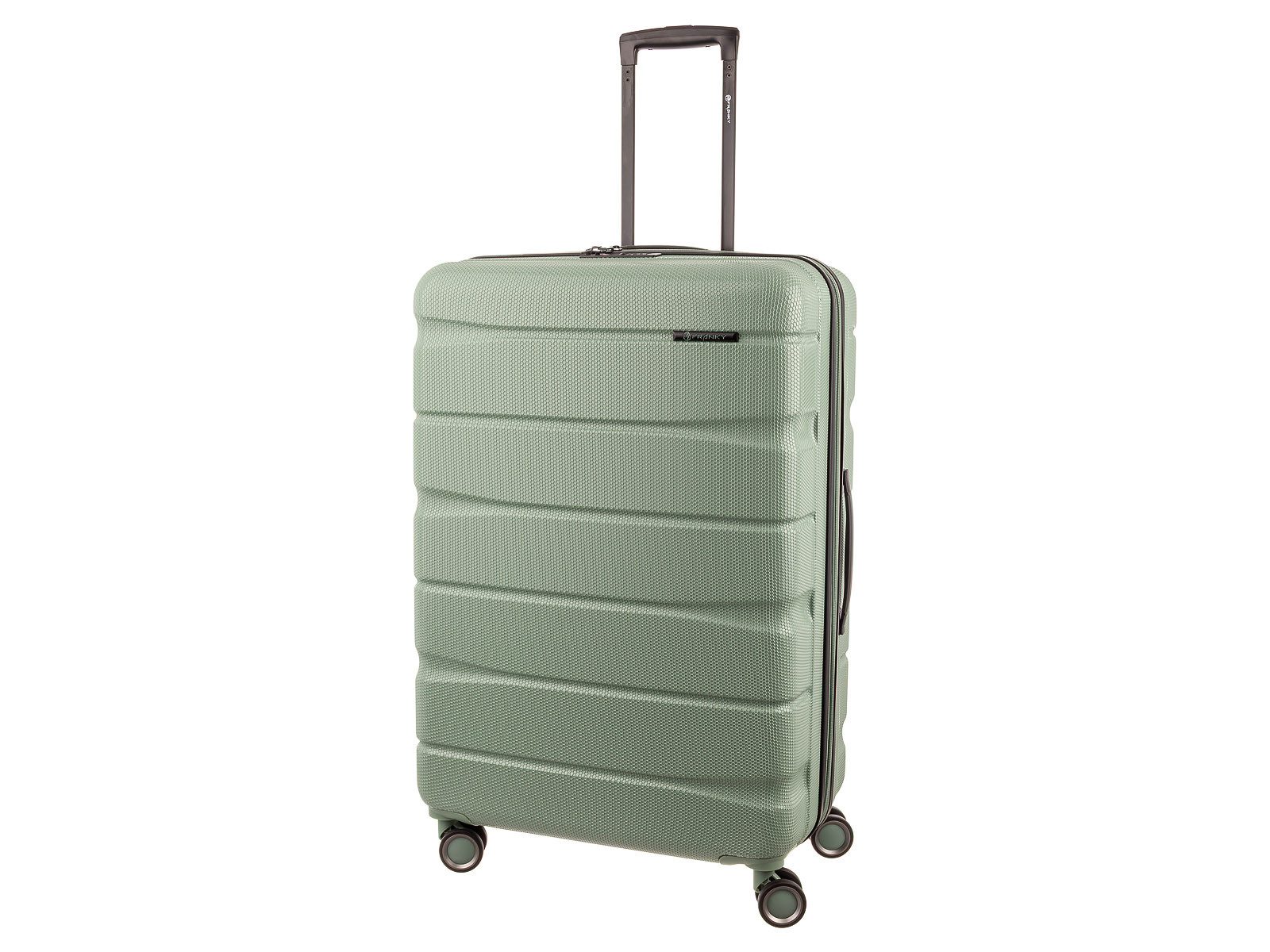 Franky Handgepäckkoffer ABS13 76er Trolley Hartschale, 4 Rollen, Dehnfalte