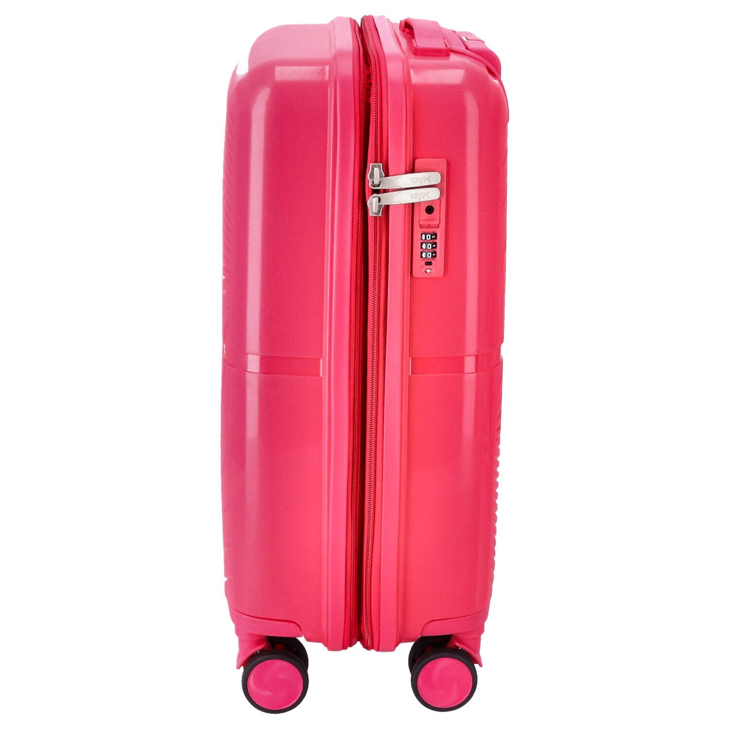 DYX Koffer DYX 4 Rollen Trolley S 56 cm Paris fuchsia, 4 Rollen Rollen