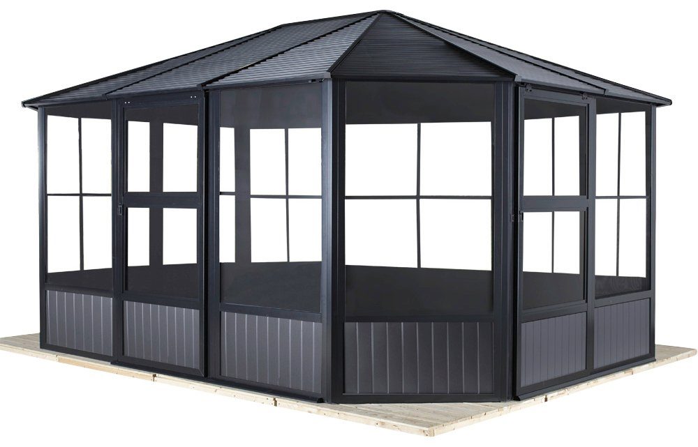 Sojag Pavillon Charleston 12x12, Wintergarten, BxT: 384x384 cm