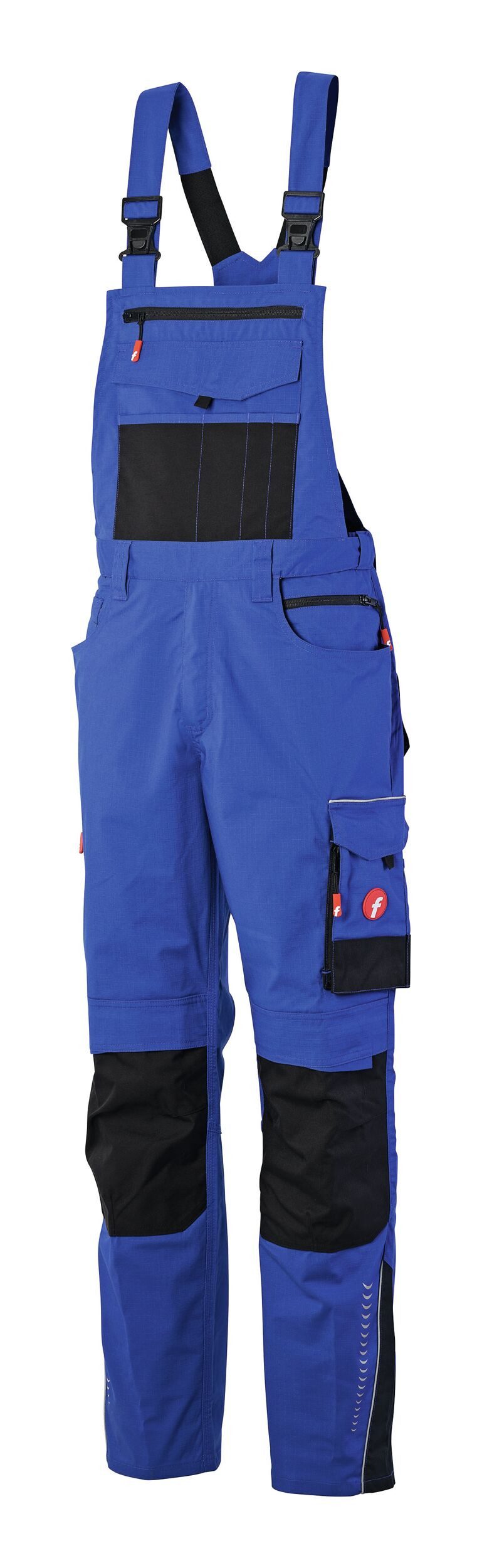 fortis Latzhose Herren Performance kornblau/schwarz günstig online kaufen