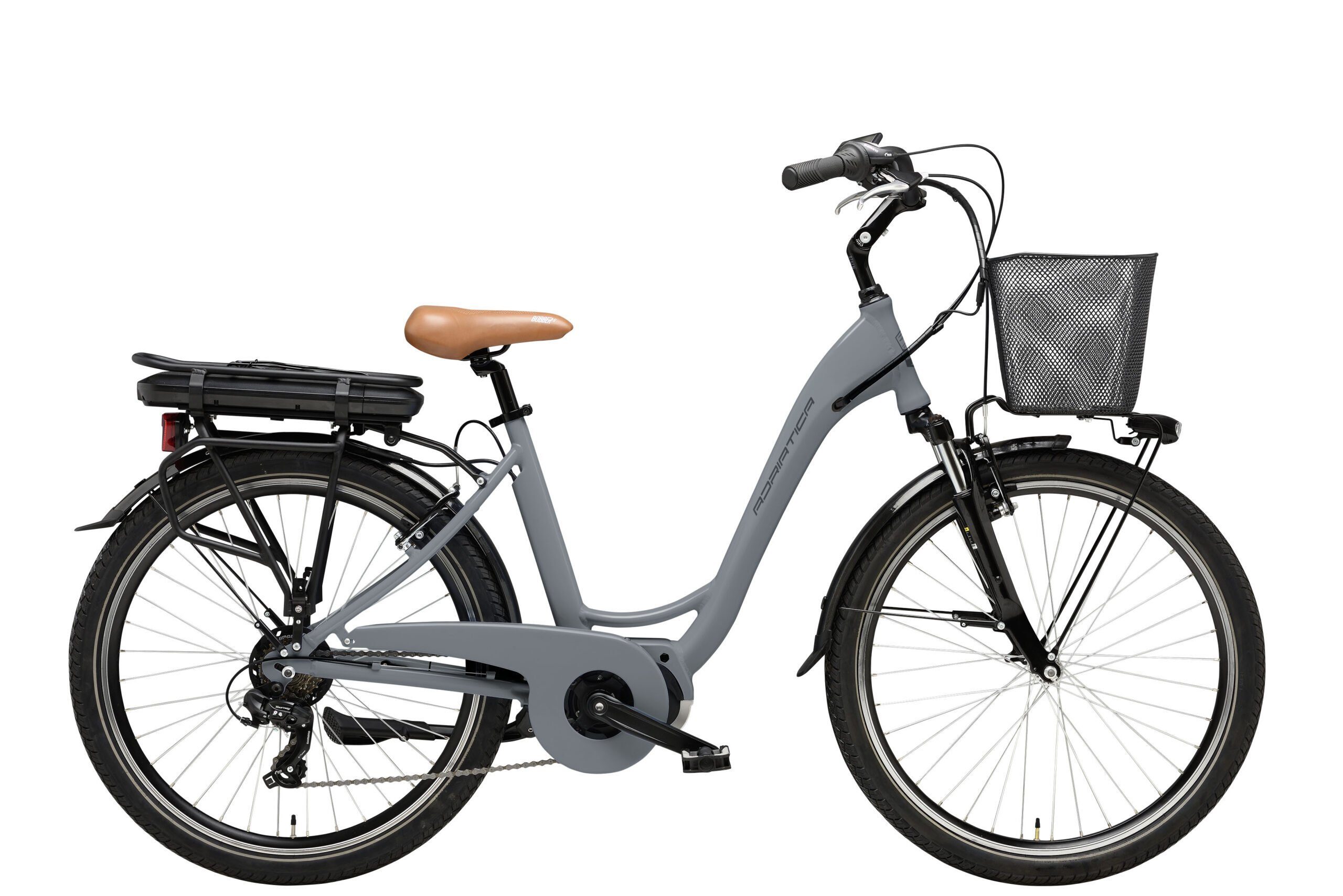 Adriatica E-Bike, 6 Gang Shimano, Kettenschaltung, Mittelmotor, 468 Wh