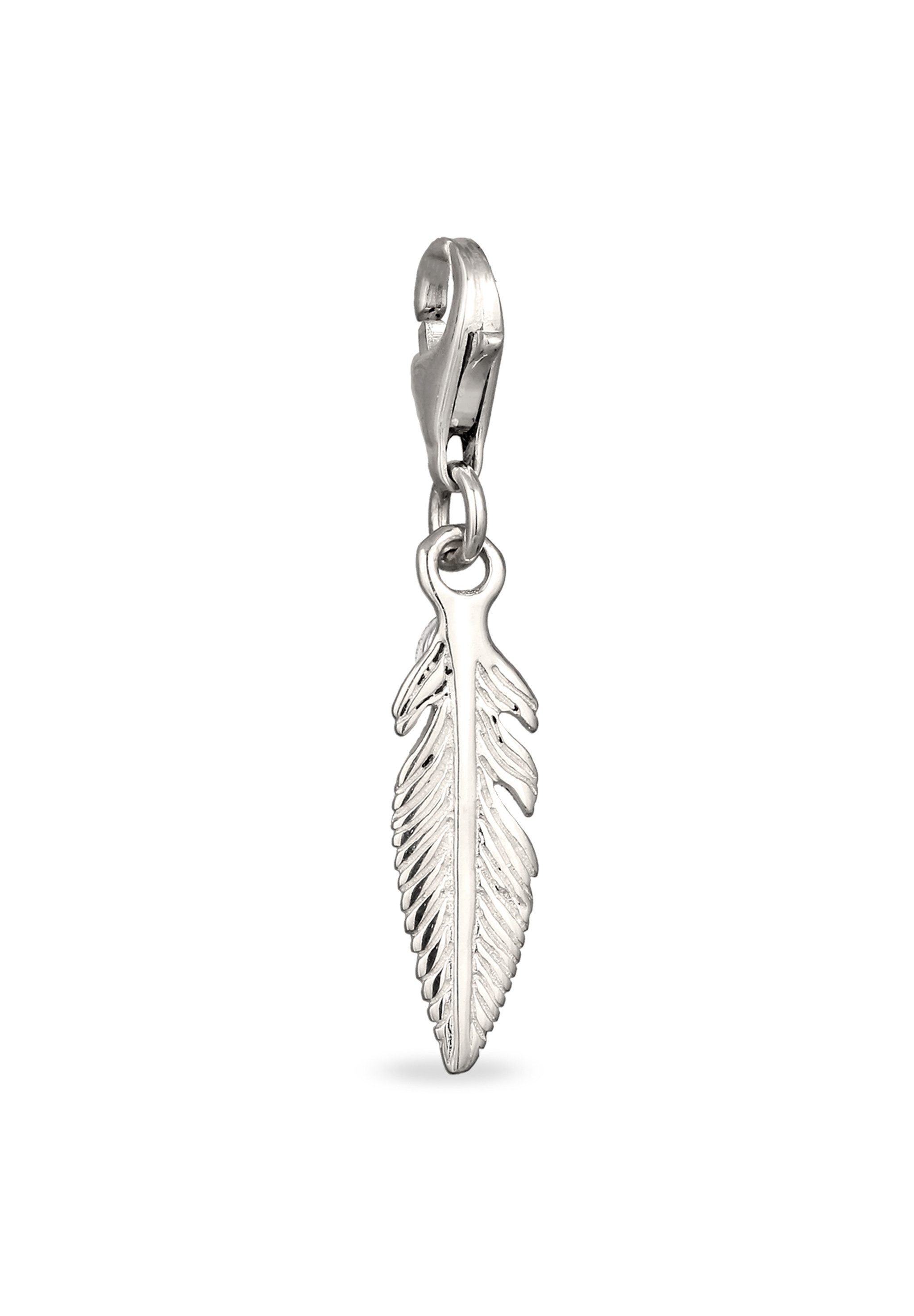 Elli Charm-Einhänger Feder Boho Style 925 Sterling Silber