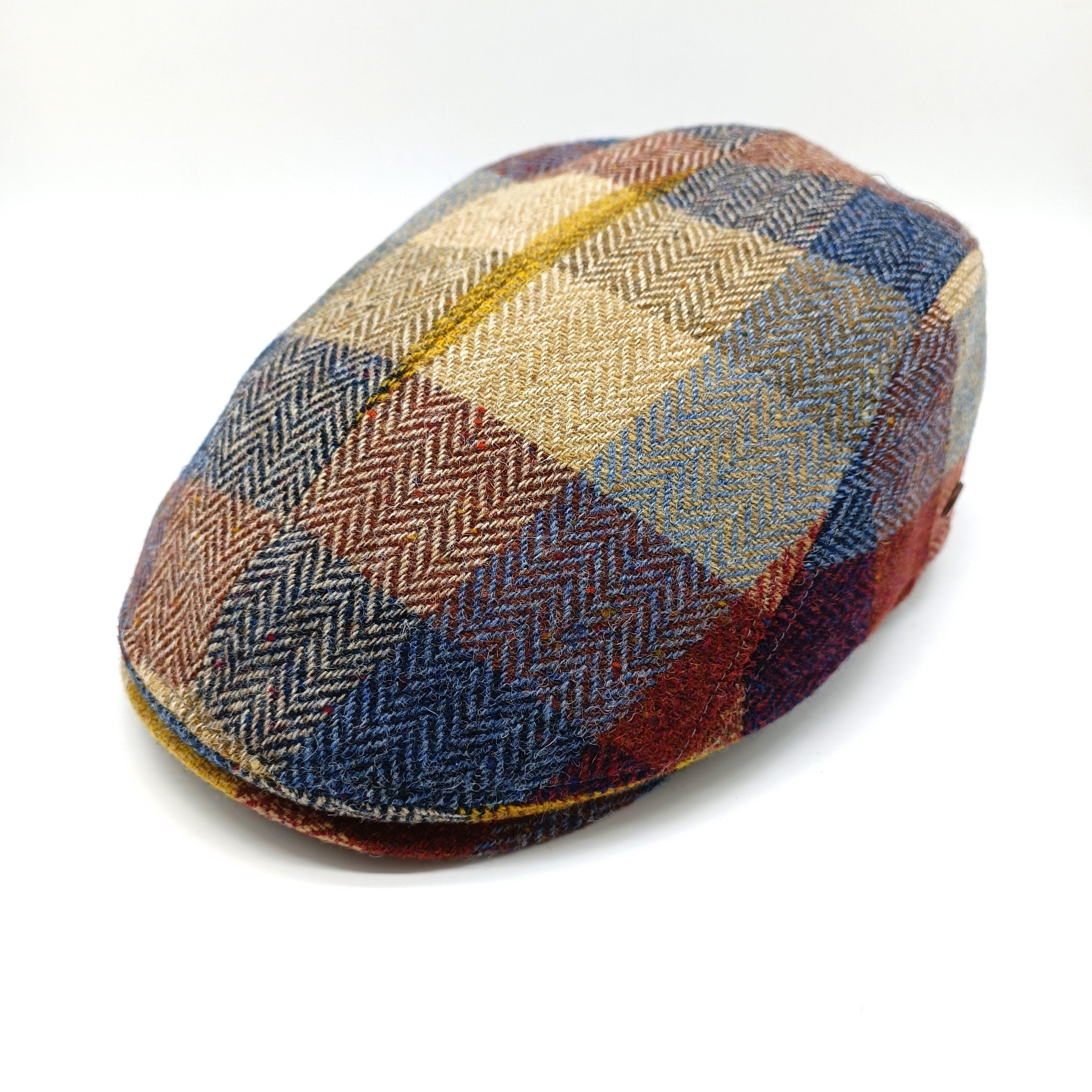 WHSPORT Leder Barett Mit Ohrenklappen - Gatsby Schirmmütze Für Herren Größe 58-59cm