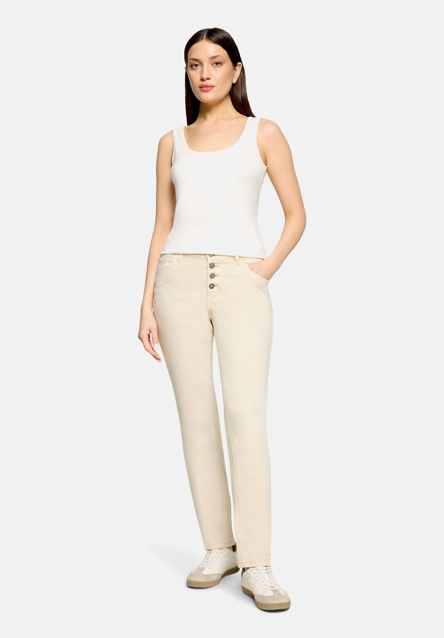 Cartoon Boyfriend-Jeans Damen im Vintage-Look