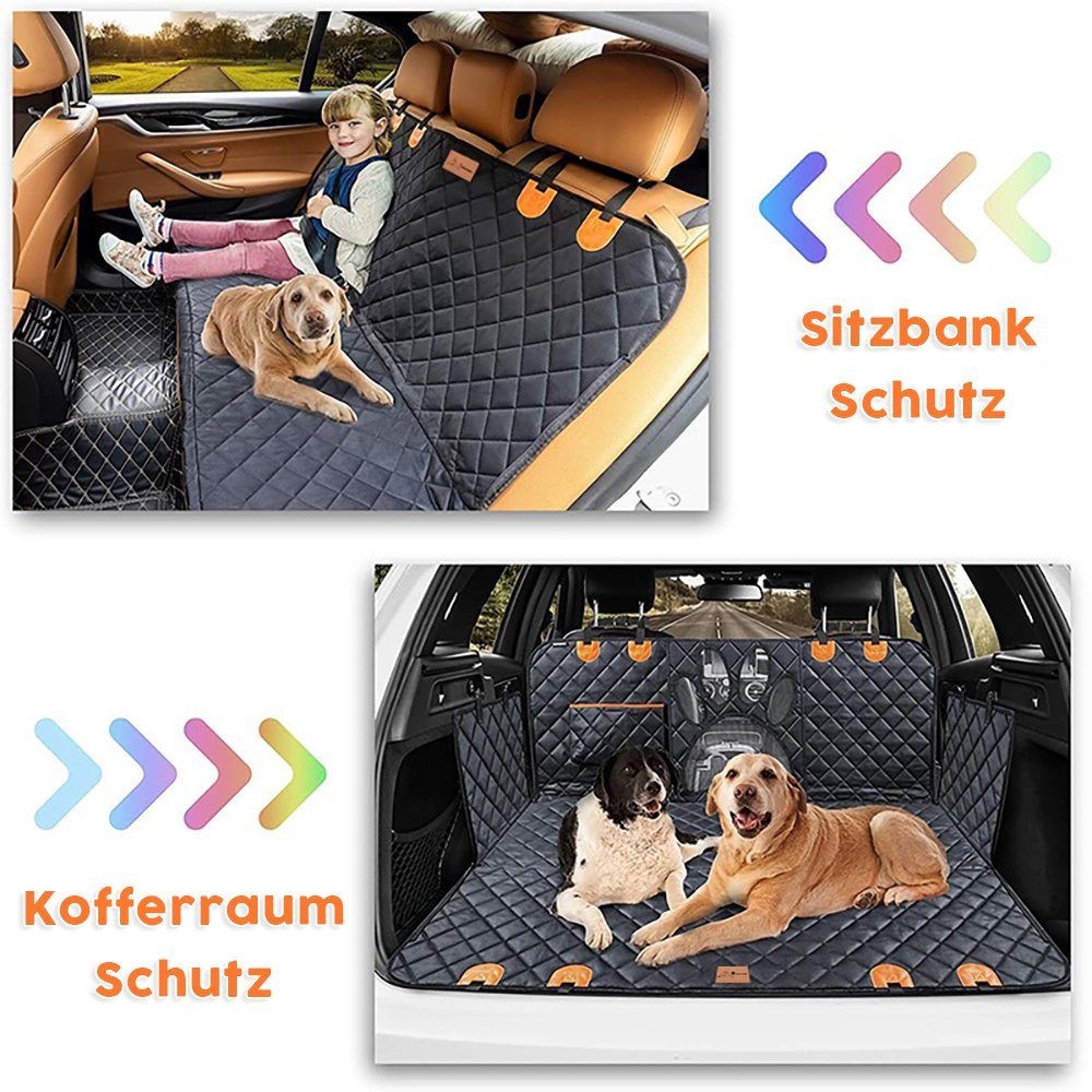 Hunde Autodecke Hundedecke Auto Rückbank Kofferraum Schutz Autoschondecke  Decke 1. Pfoten