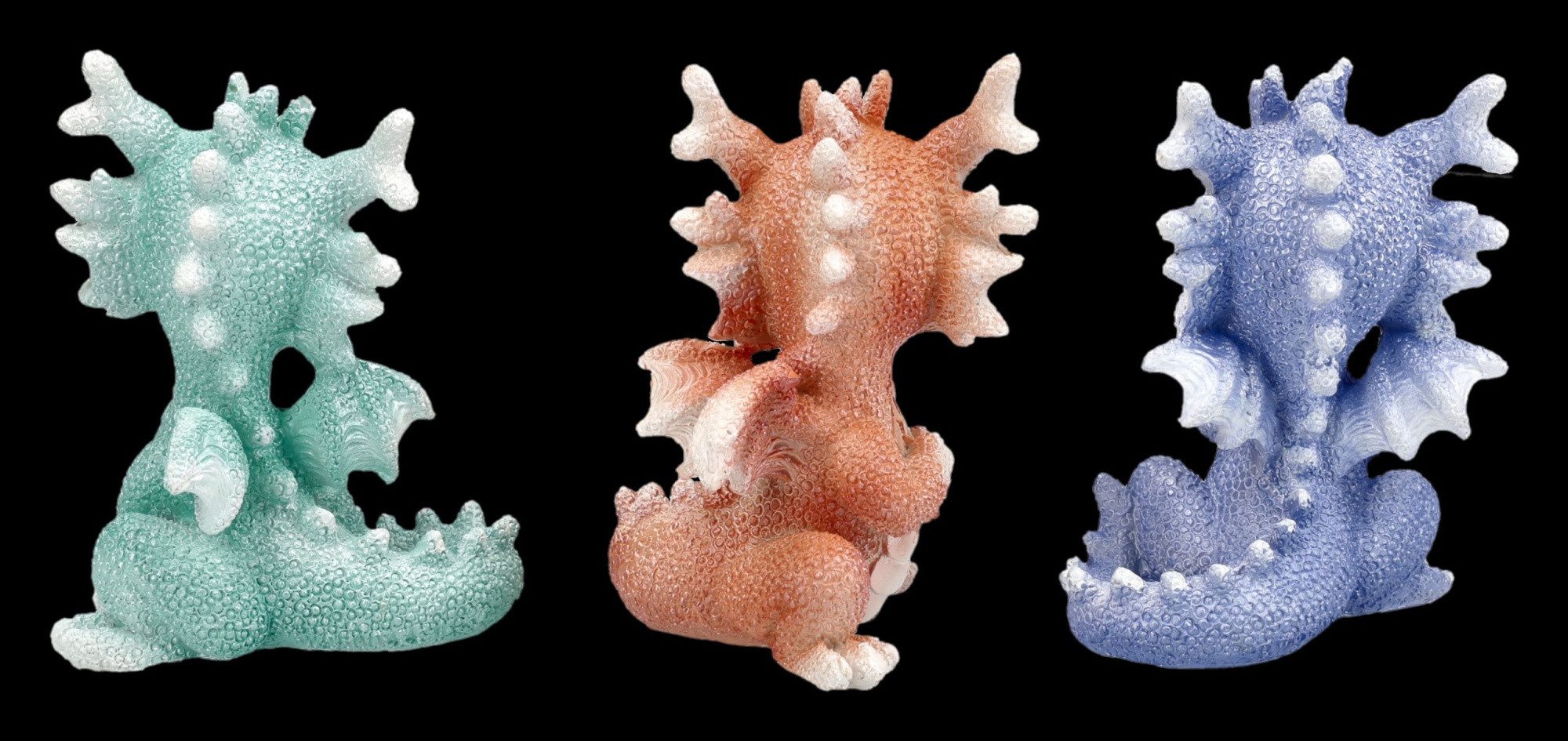 Figuren Shop GmbH Fantasy-Figur Baby Drachen Set – Fantasy Figur Drachenbabys Sammler 3er Set Deko