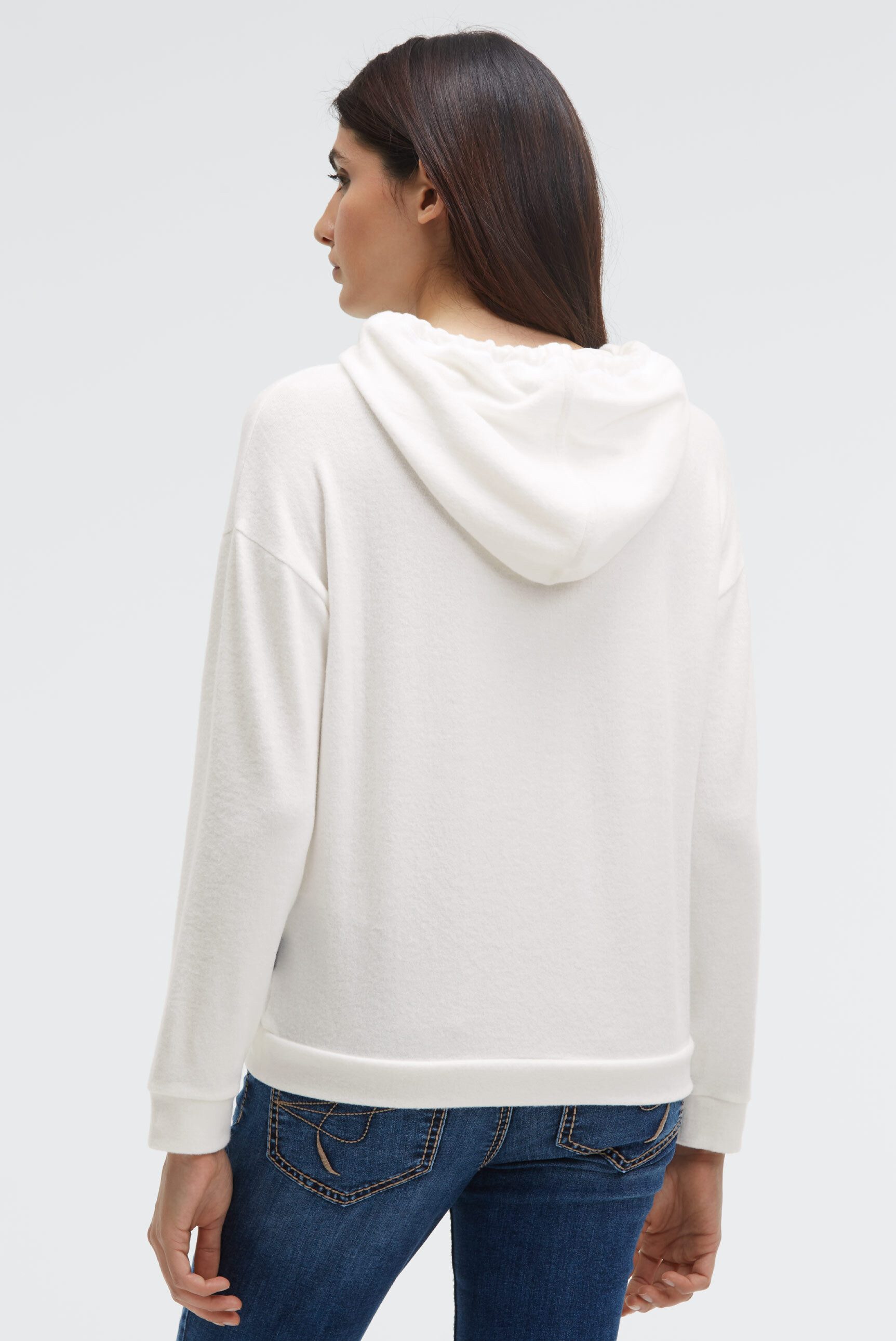 SOCCX Kapuzenpullover aus Flauschstrick