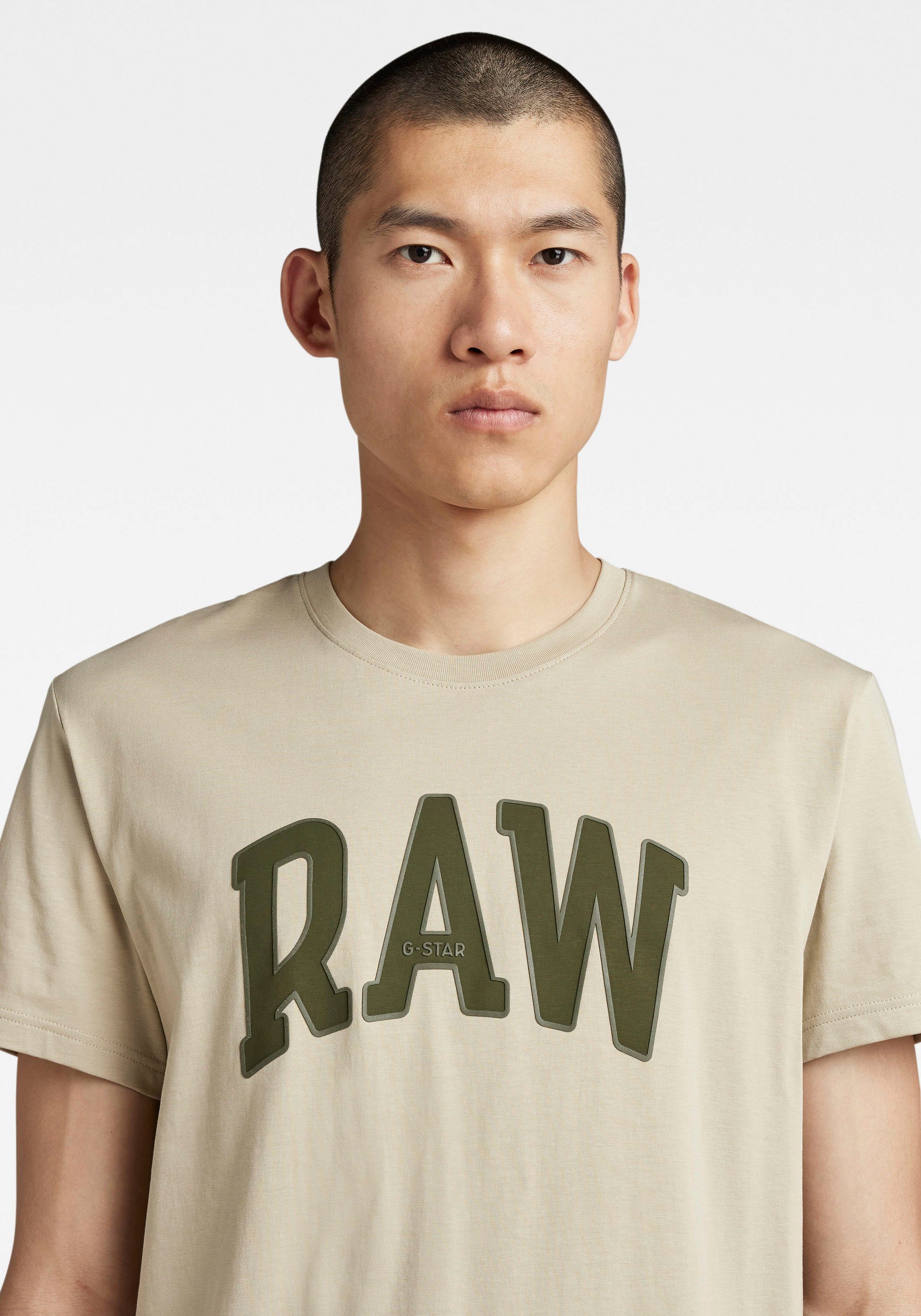 G-Star green RAW T-Shirt University Spray