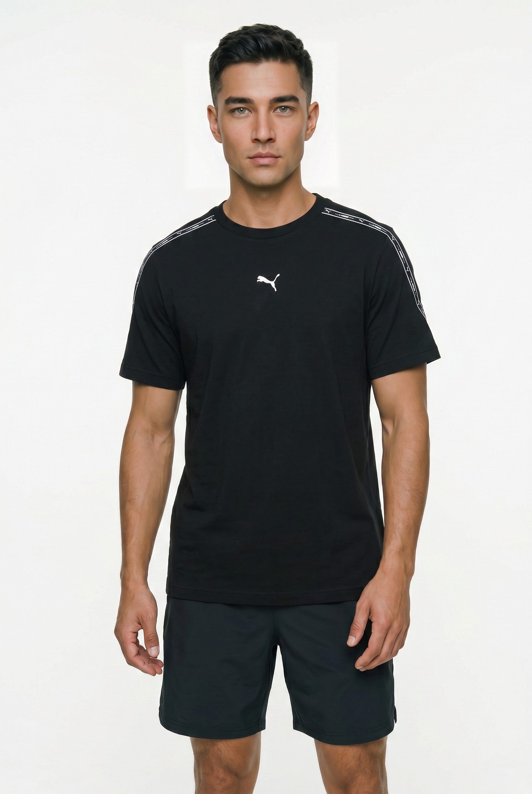 PUMA T-Shirt ESS TAPE TEE Regular Fit, Kurzarm, für sportlichen Look, aus Baumwolle